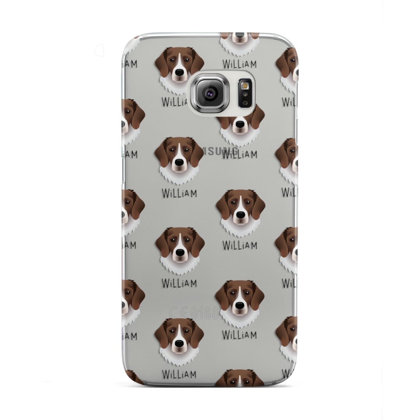 Stabyhoun Icon with Name Samsung Galaxy S6 Edge Case