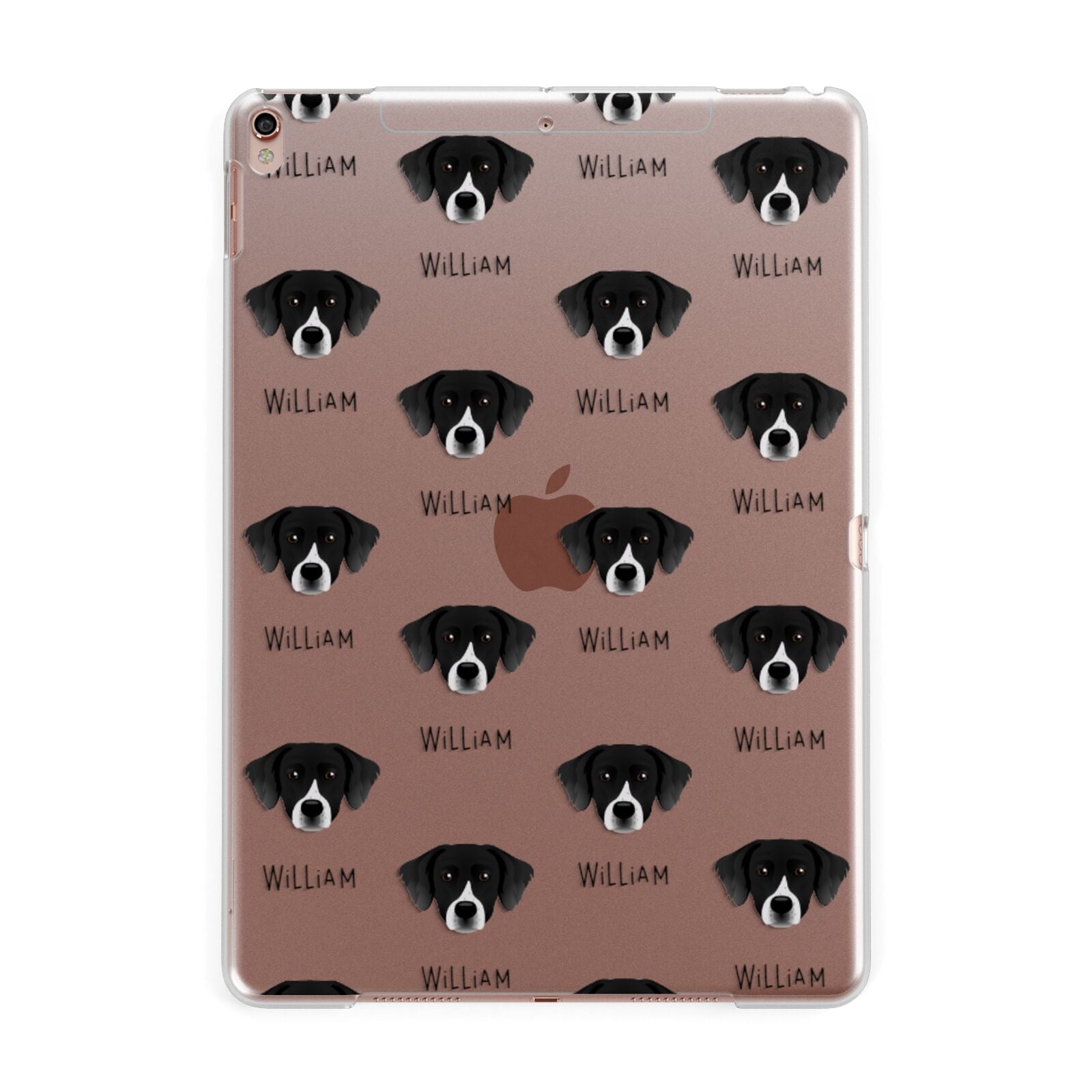 Staffador Icon with Name Apple iPad Rose Gold Case