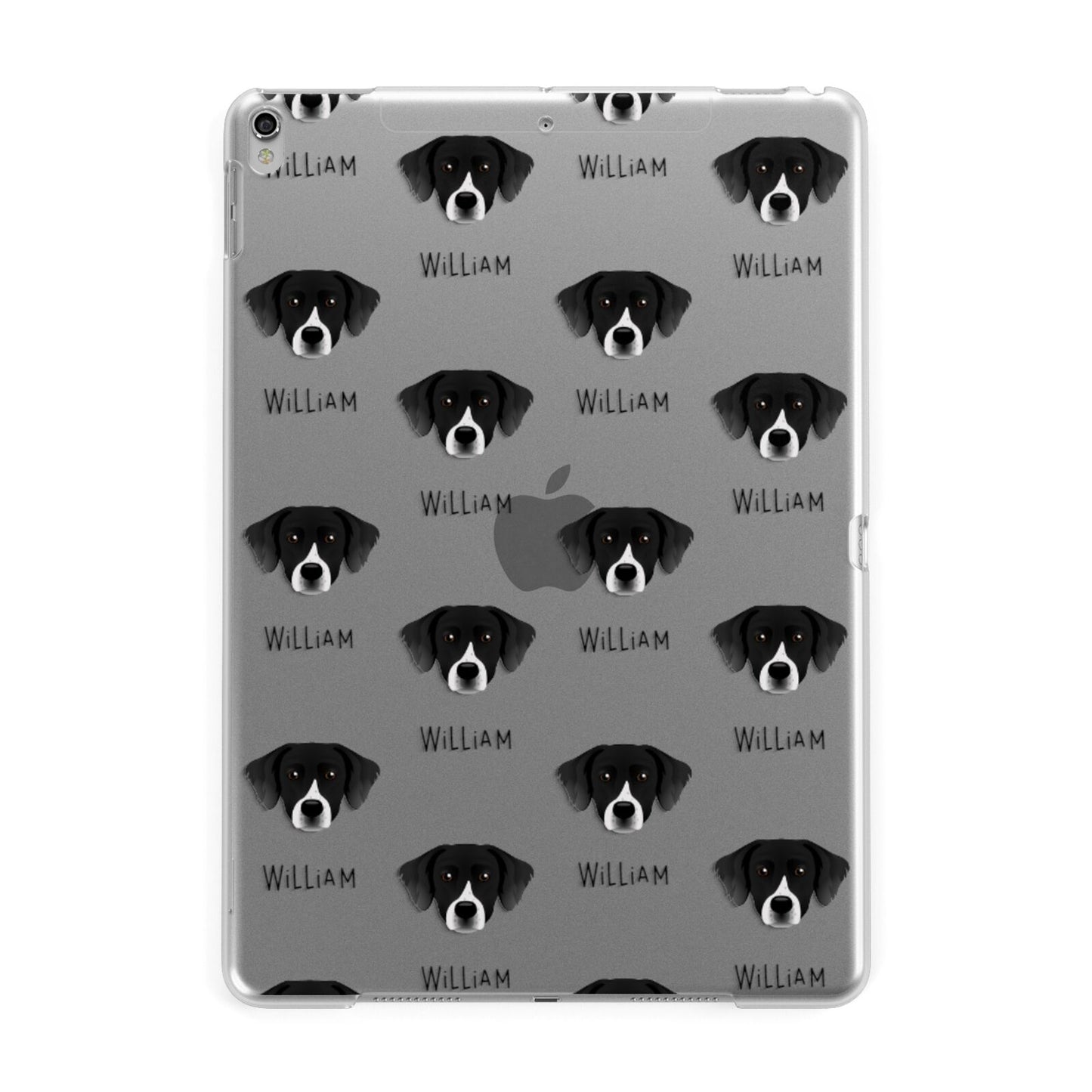 Staffador Icon with Name Apple iPad Silver Case