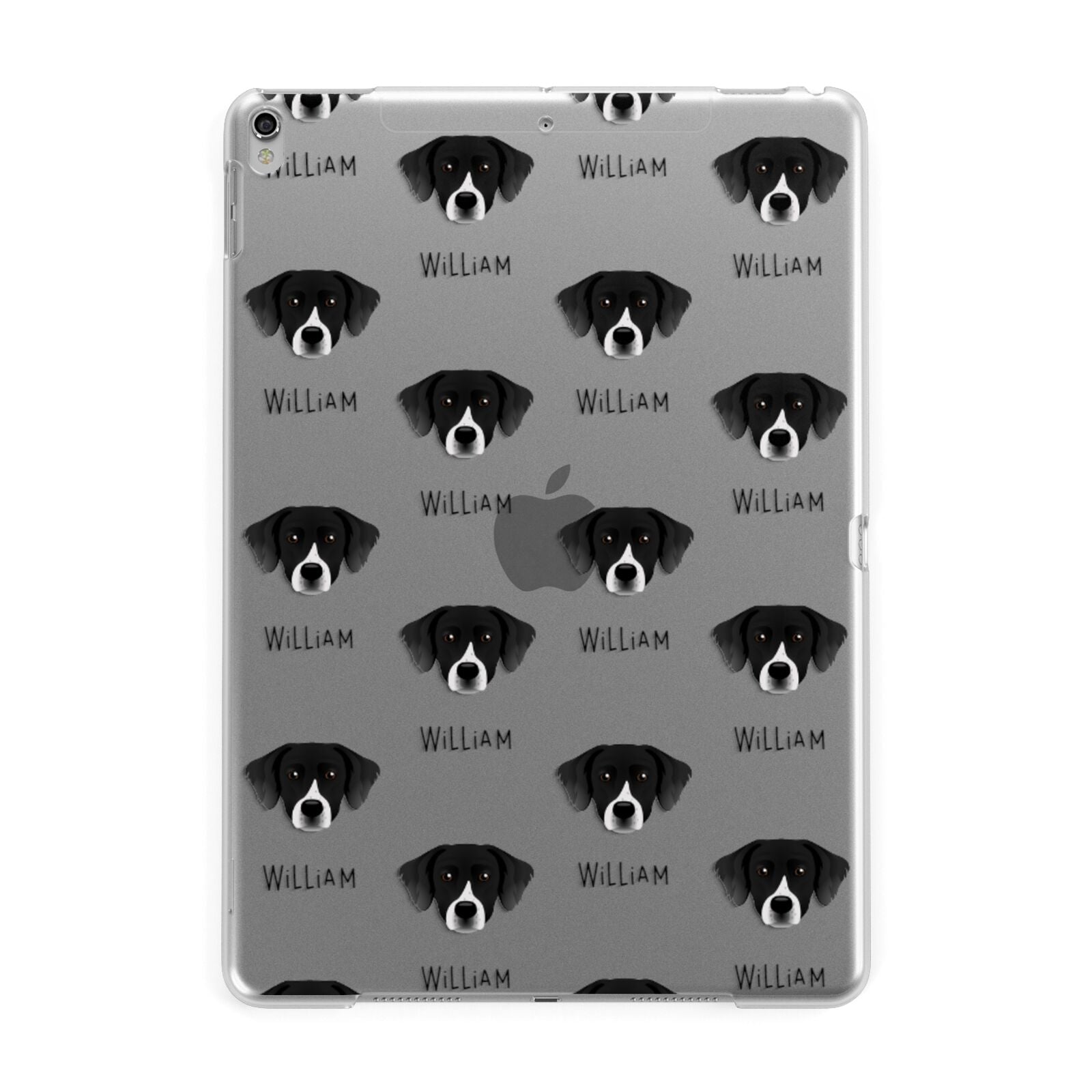 Staffador Icon with Name Apple iPad Silver Case