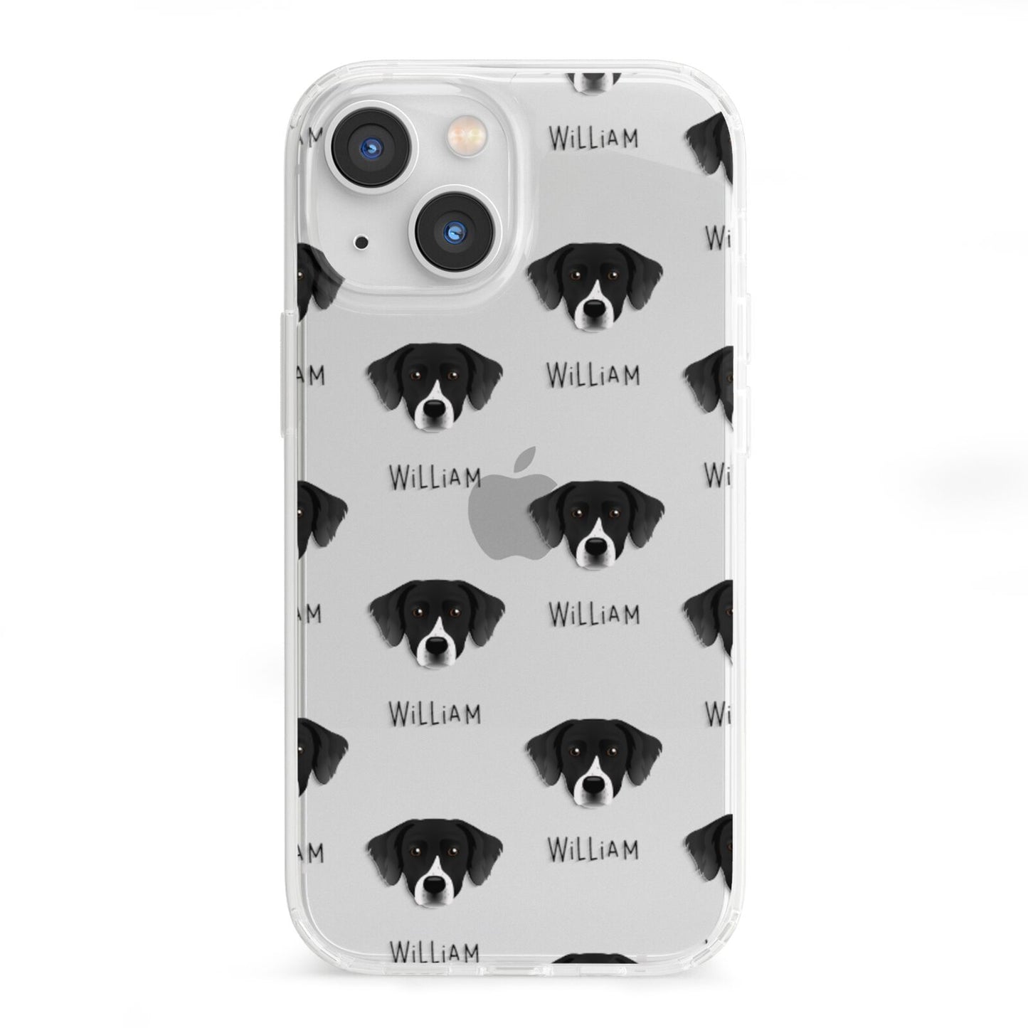 Staffador Icon with Name iPhone 13 Mini Clear Bumper Case