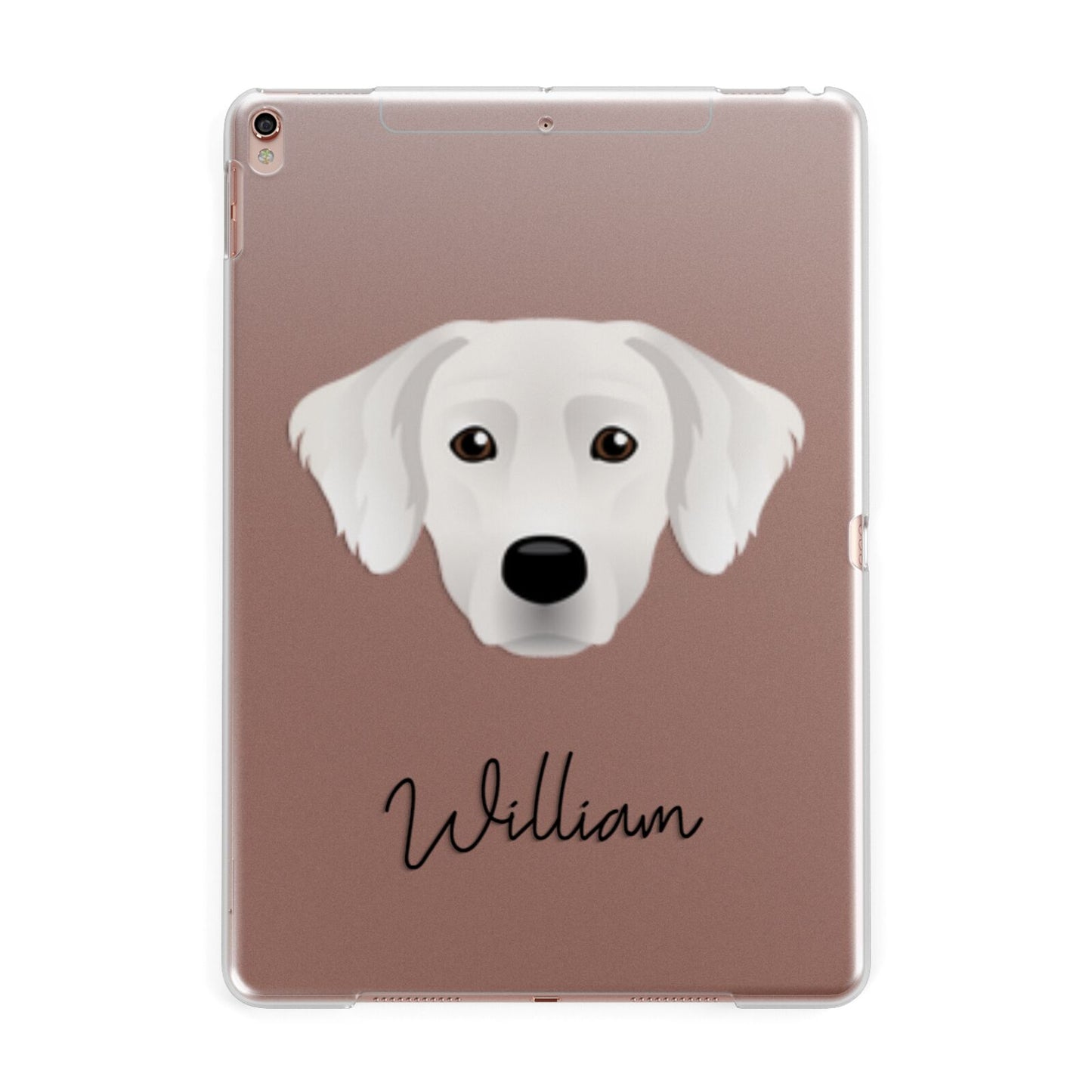 Staffador Personalised Apple iPad Rose Gold Case