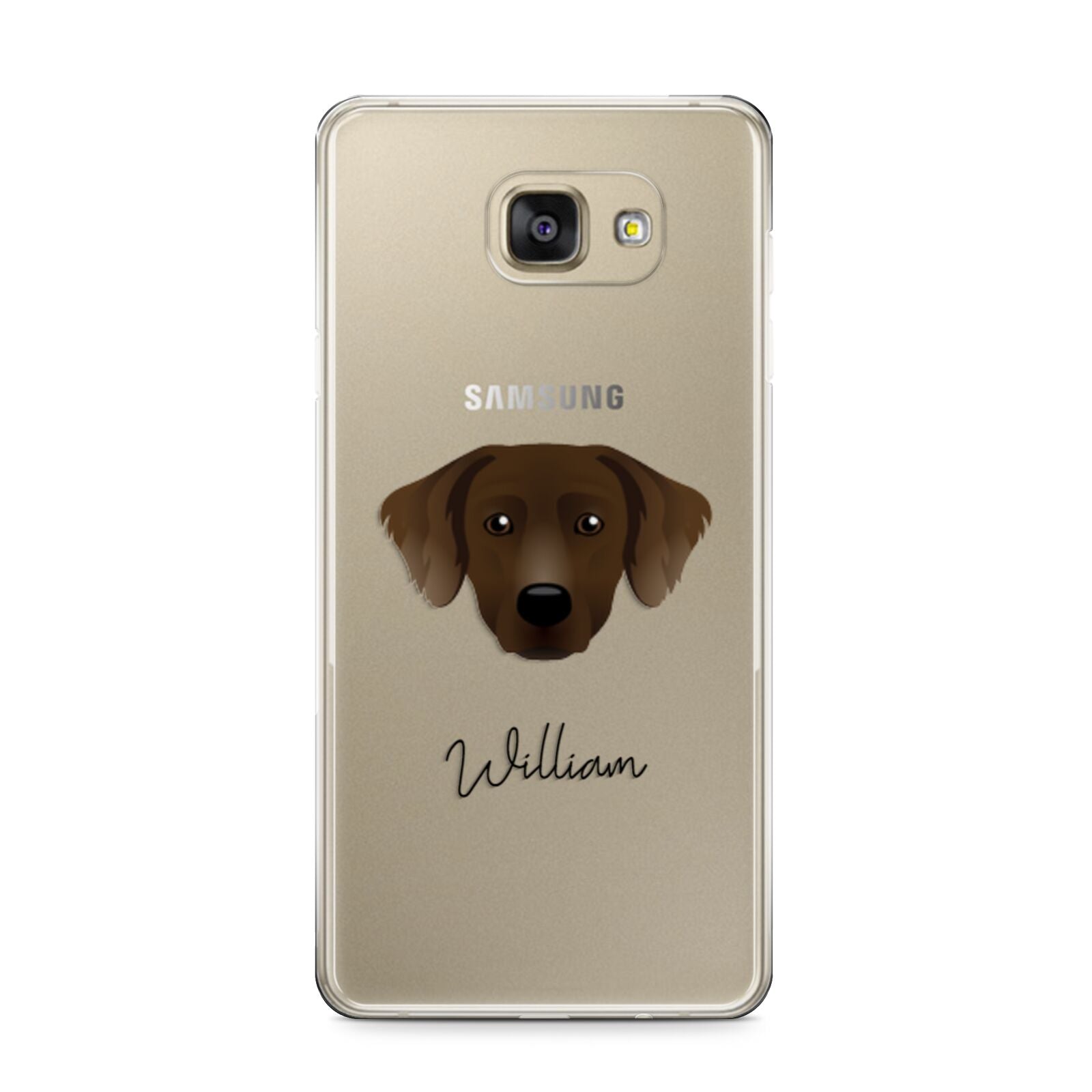 Staffador Personalised Samsung Galaxy A9 2016 Case on gold phone