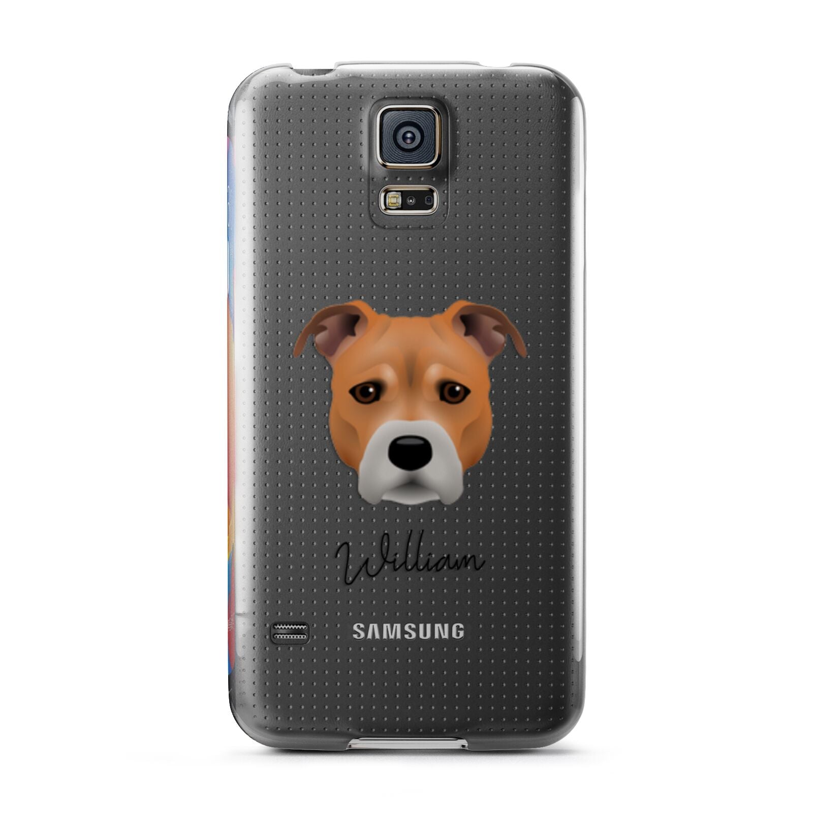 Staffordshire Bull Terrier Personalised Samsung Galaxy S5 Case