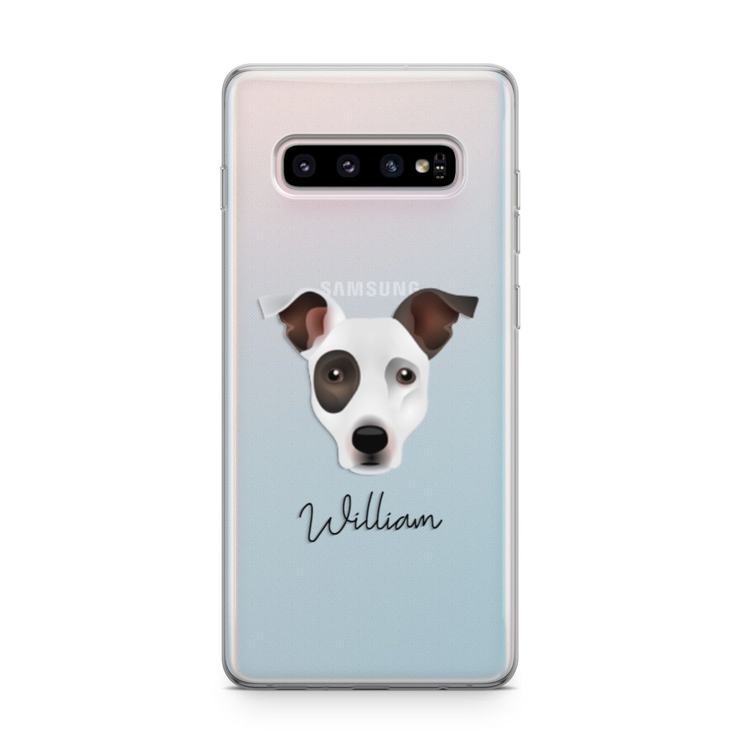 Staffy Jack Personalised Samsung Galaxy S10 Plus Case