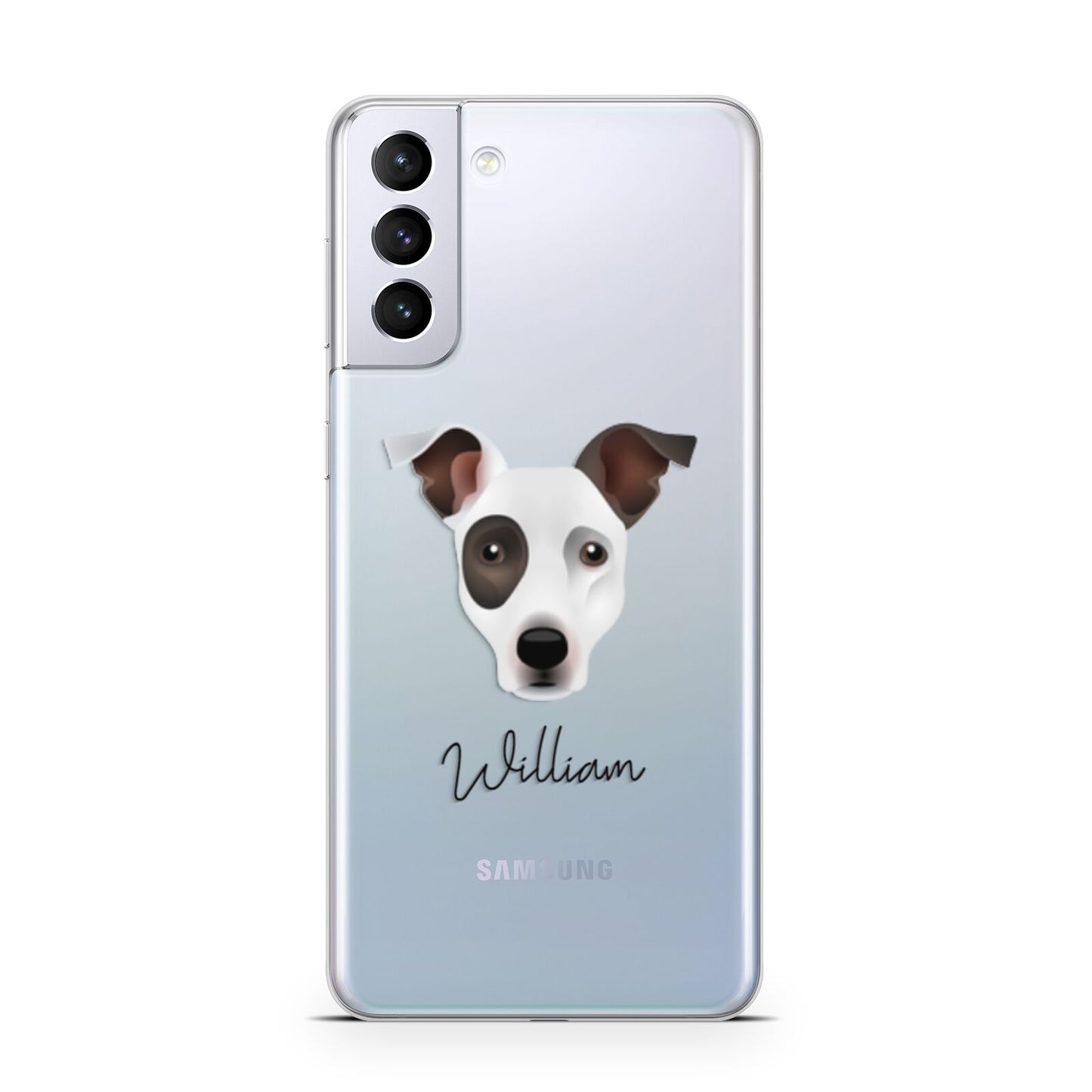 Staffy Jack Personalised Samsung S21 Plus Phone Case