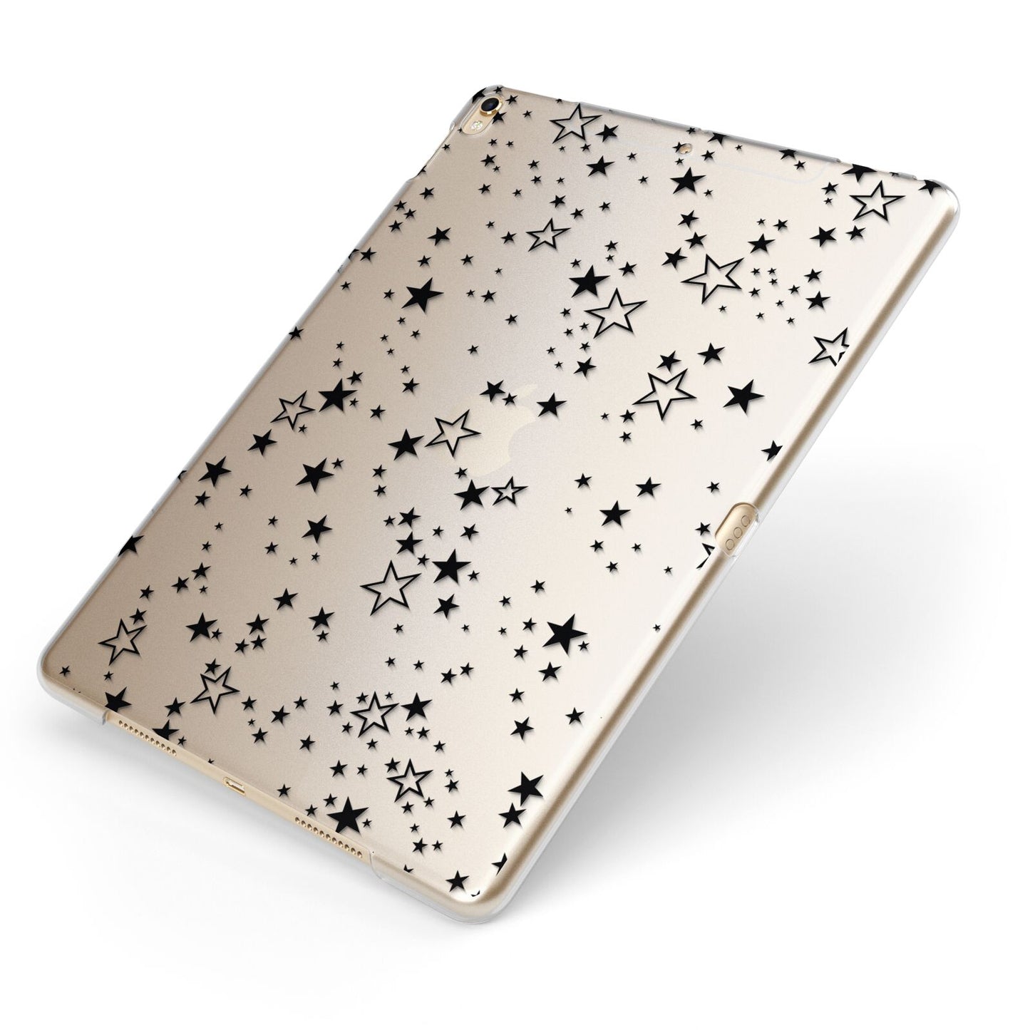 Star Apple iPad Case on Gold iPad Side View