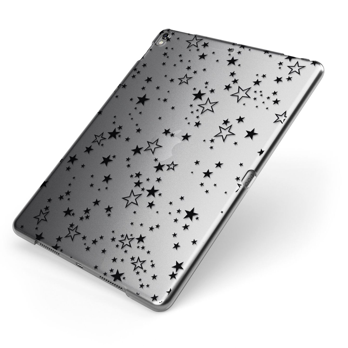 Star Apple iPad Case on Grey iPad Side View