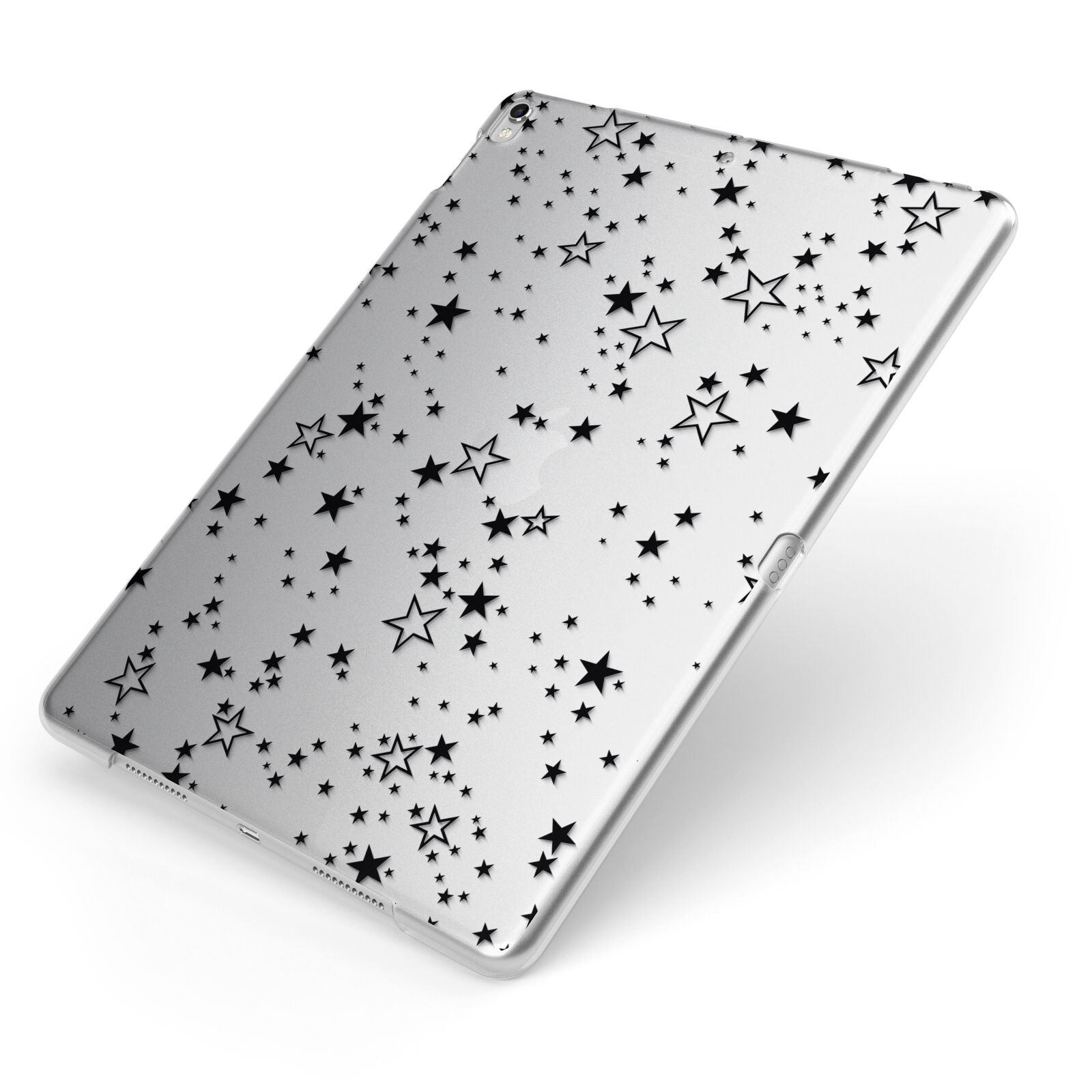 Star Apple iPad Case on Silver iPad Side View