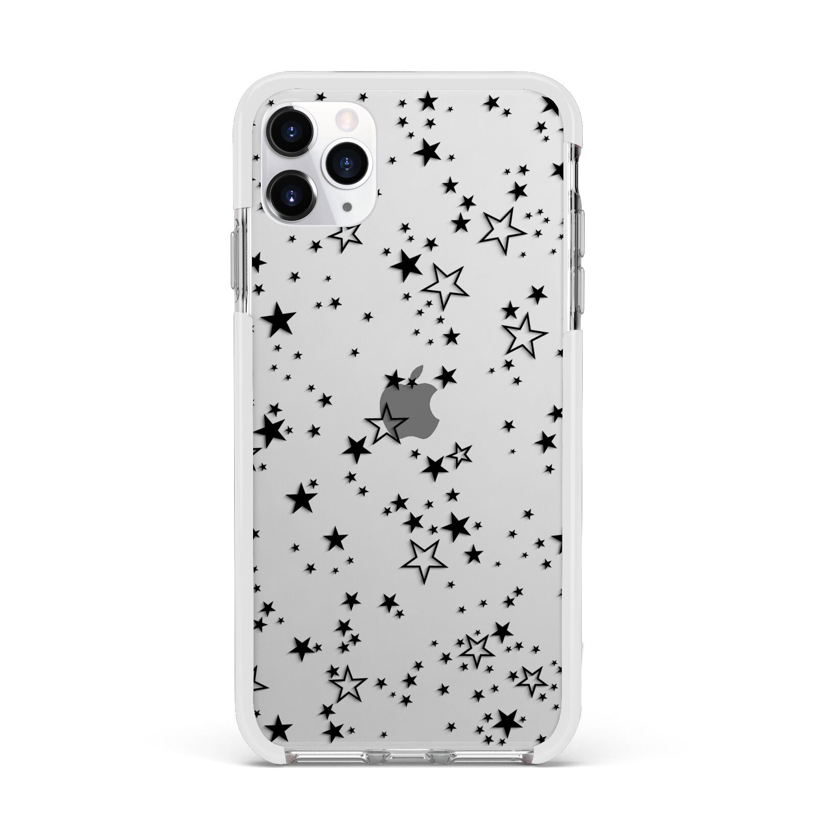 Star Apple iPhone 11 Pro Max in Silver with White Impact Case