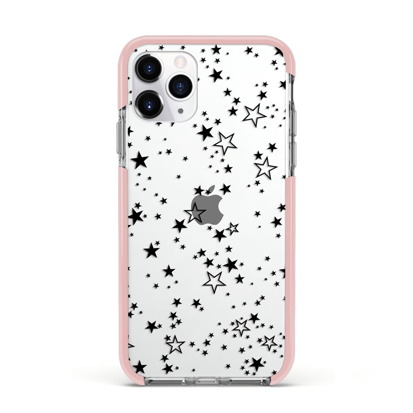 Star Apple iPhone 11 Pro in Silver with Pink Impact Case