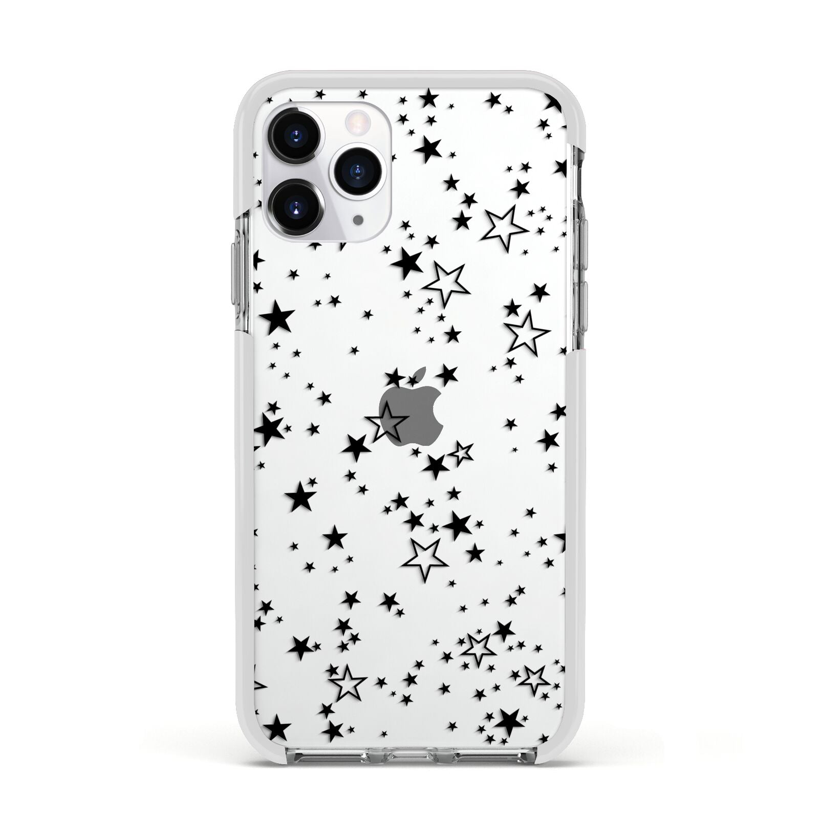 Star Apple iPhone 11 Pro in Silver with White Impact Case