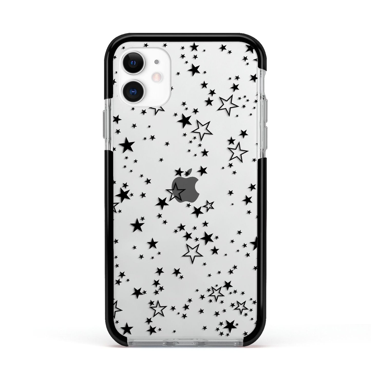 Star Apple iPhone 11 in White with Black Impact Case