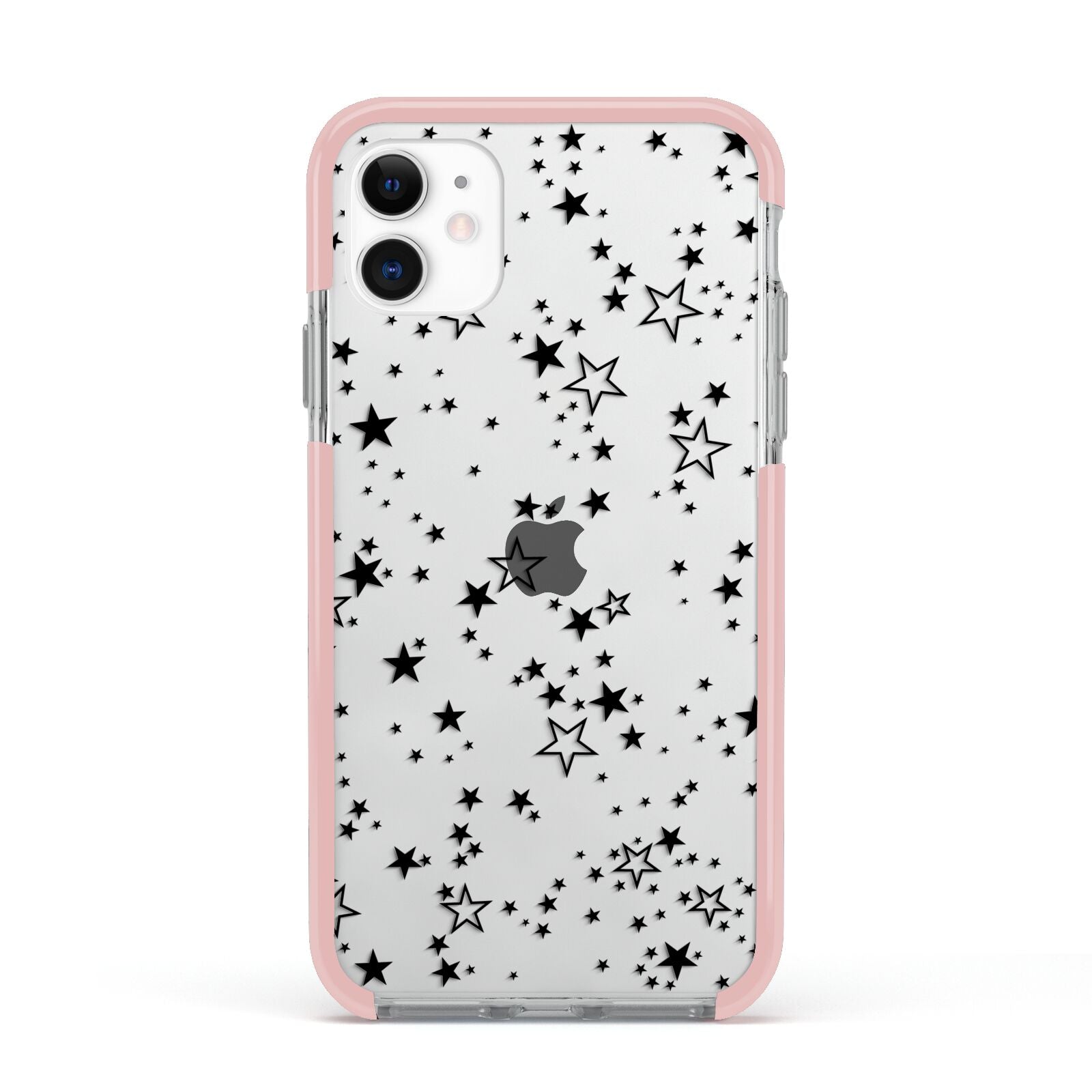 Star Apple iPhone 11 in White with Pink Impact Case