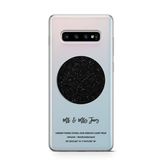 Star Map Protective Samsung Galaxy Case