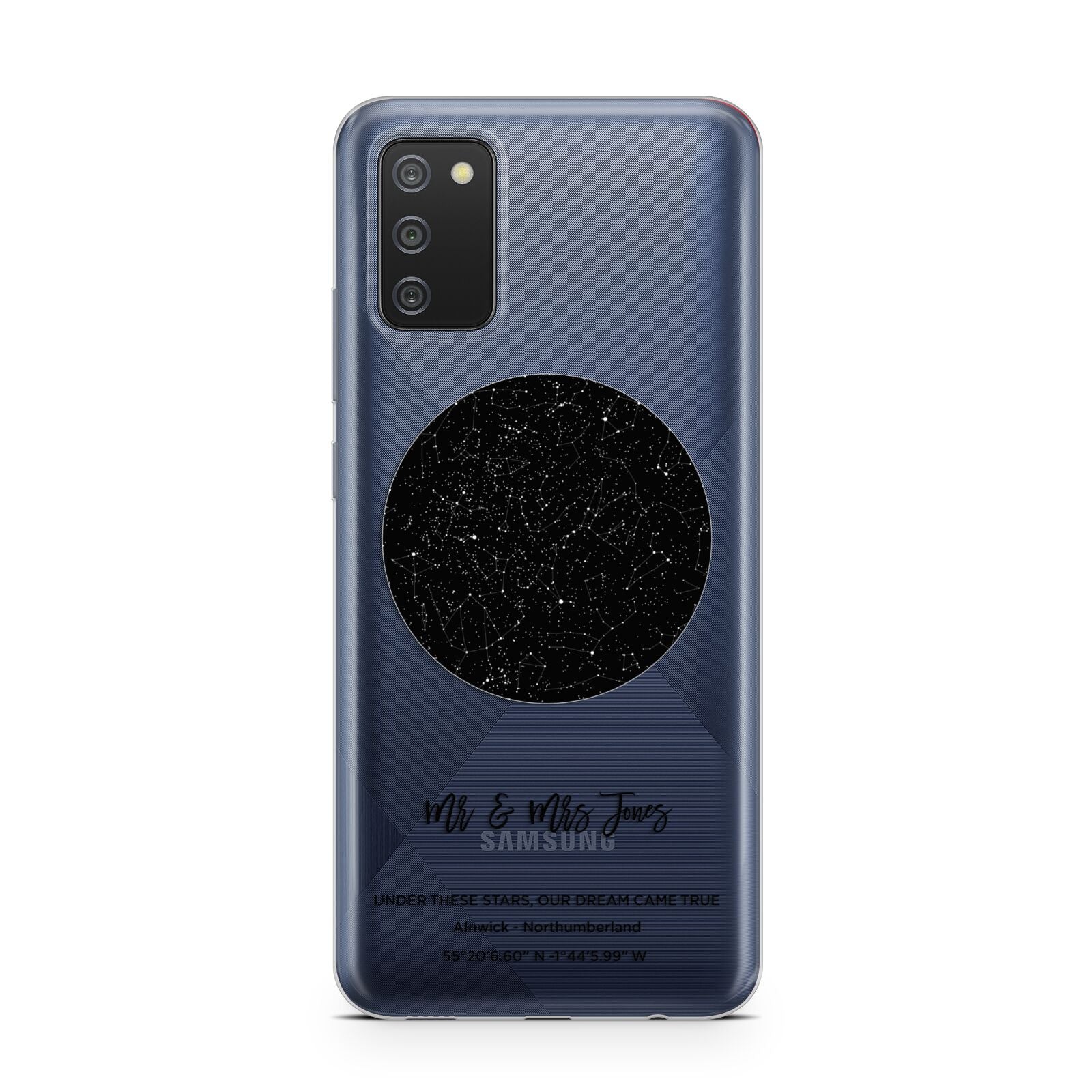 Star Map Samsung A02s Case