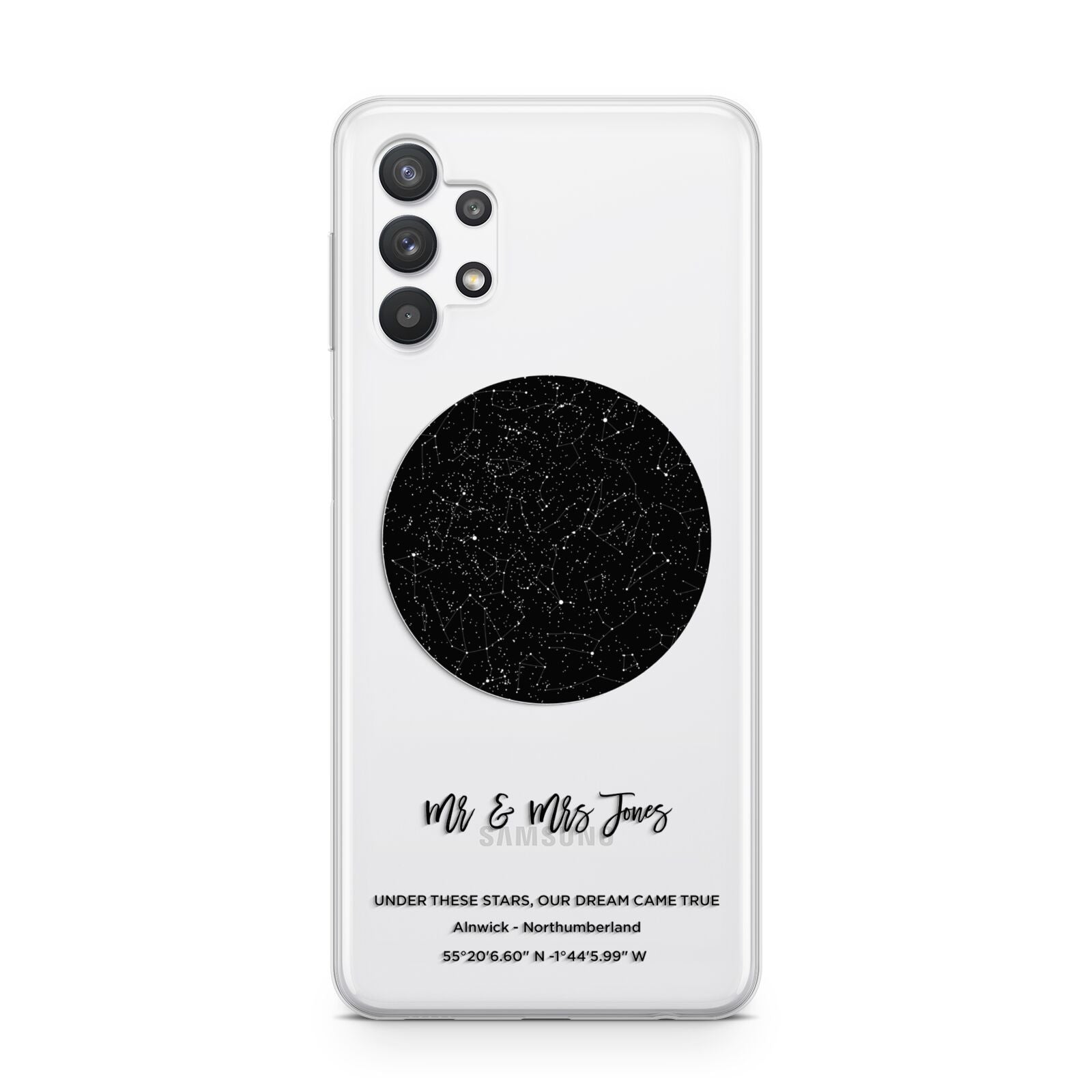 Star Map Samsung A32 5G Case