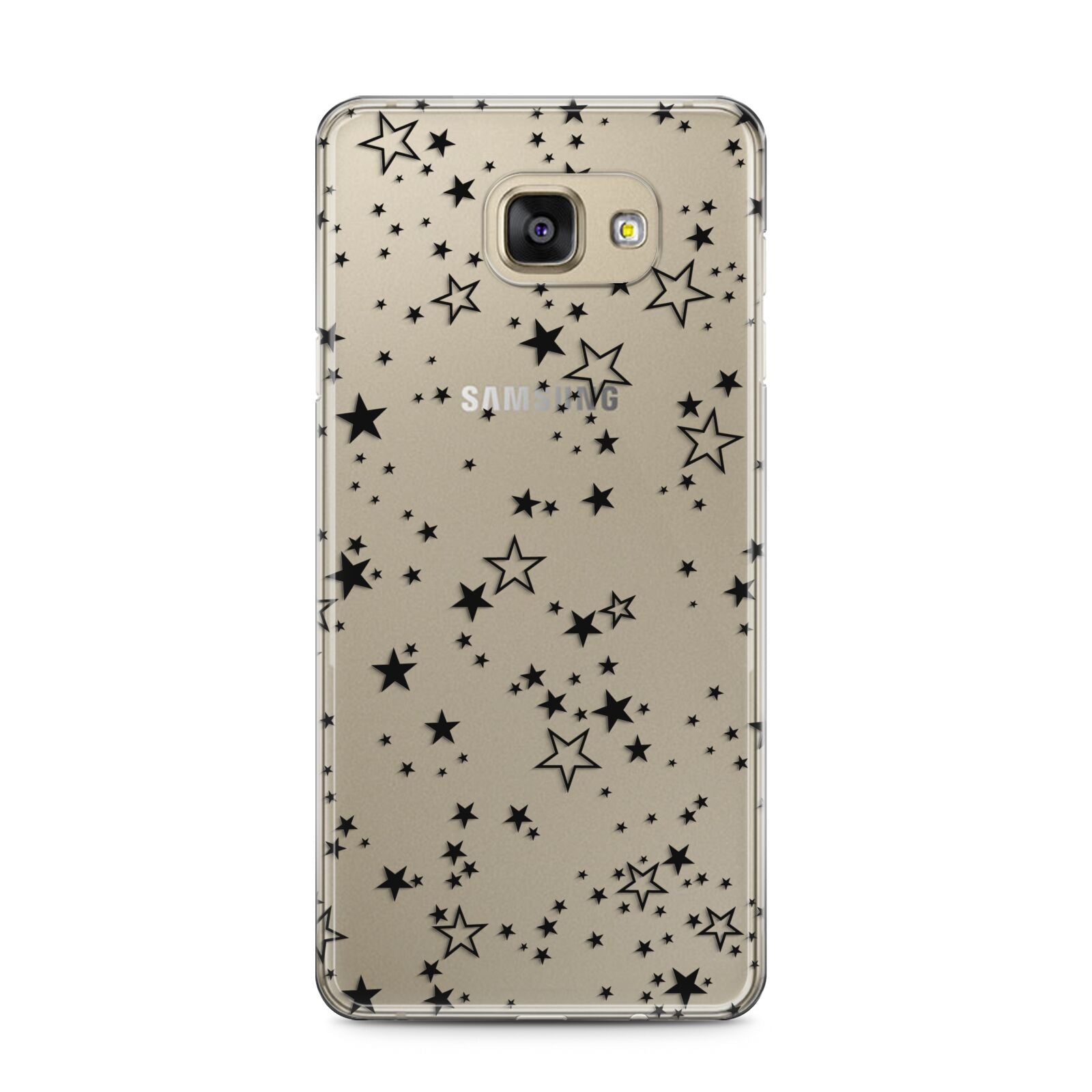 Star Samsung Galaxy A5 2016 Case on gold phone