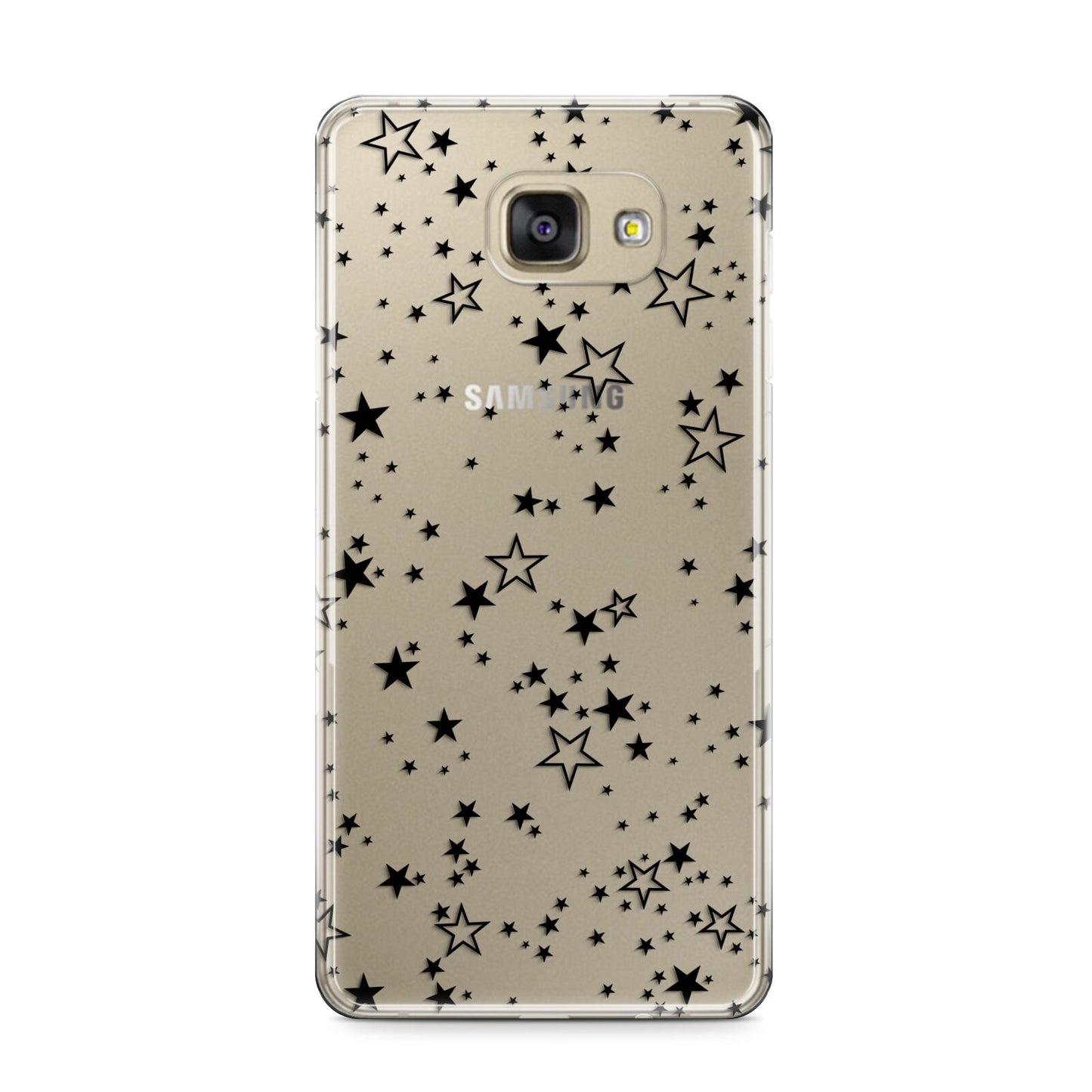 Star Samsung Galaxy A9 2016 Case on gold phone