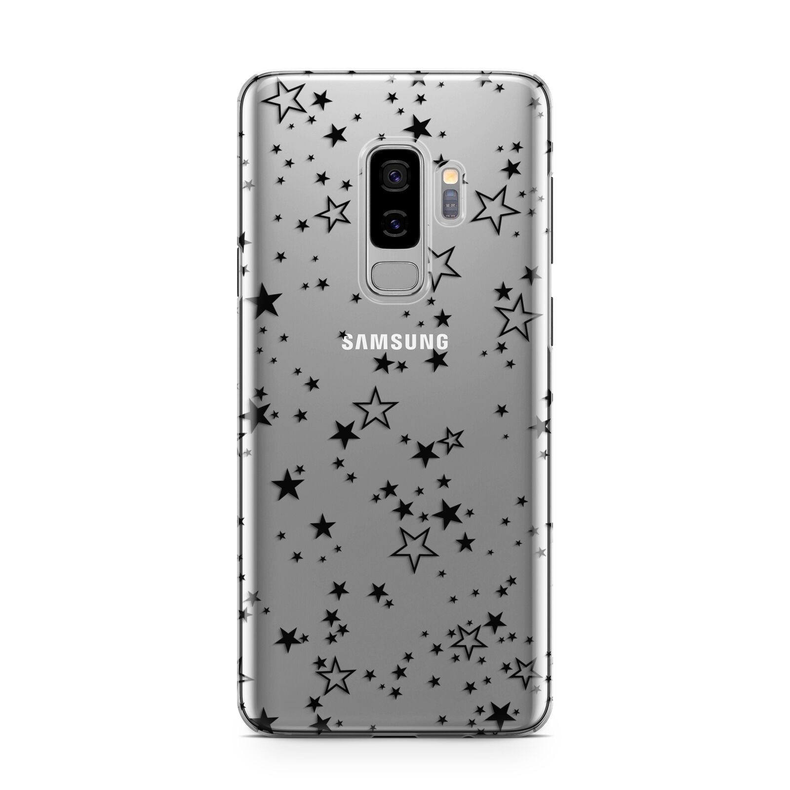 Star Samsung Galaxy S9 Plus Case on Silver phone