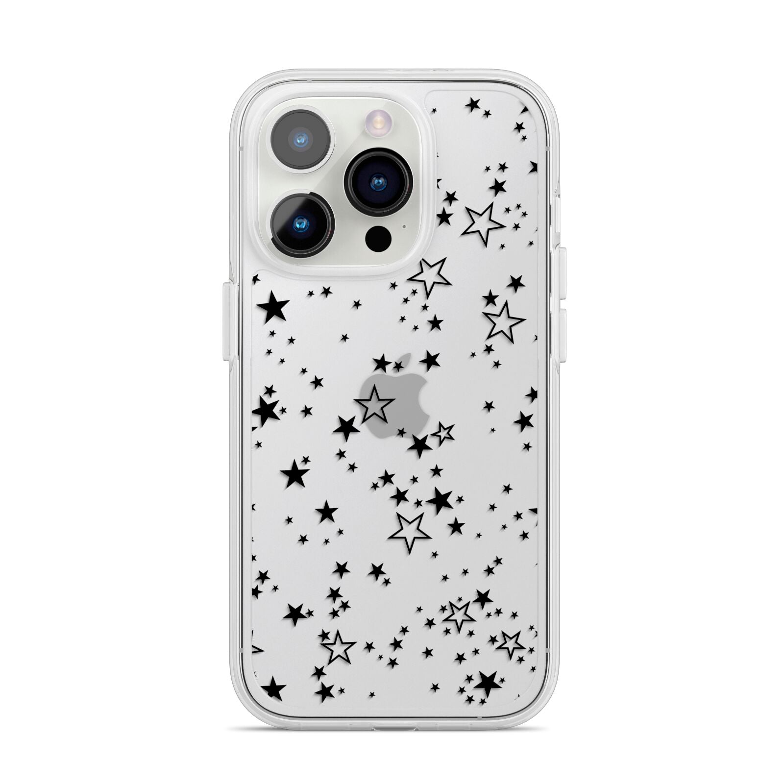 Star iPhone 14 Pro Clear Tough Case Silver