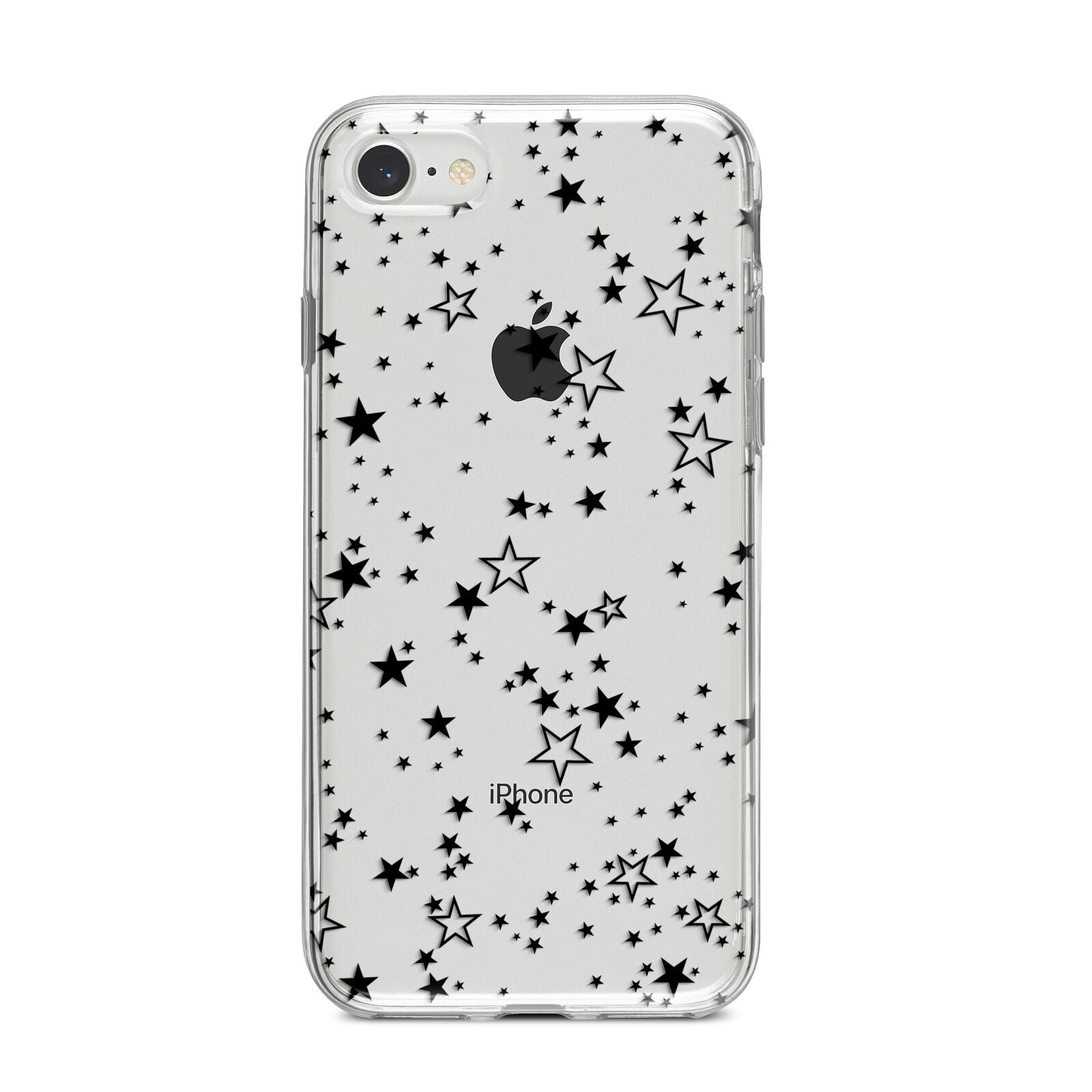 Star iPhone 8 Bumper Case on Silver iPhone