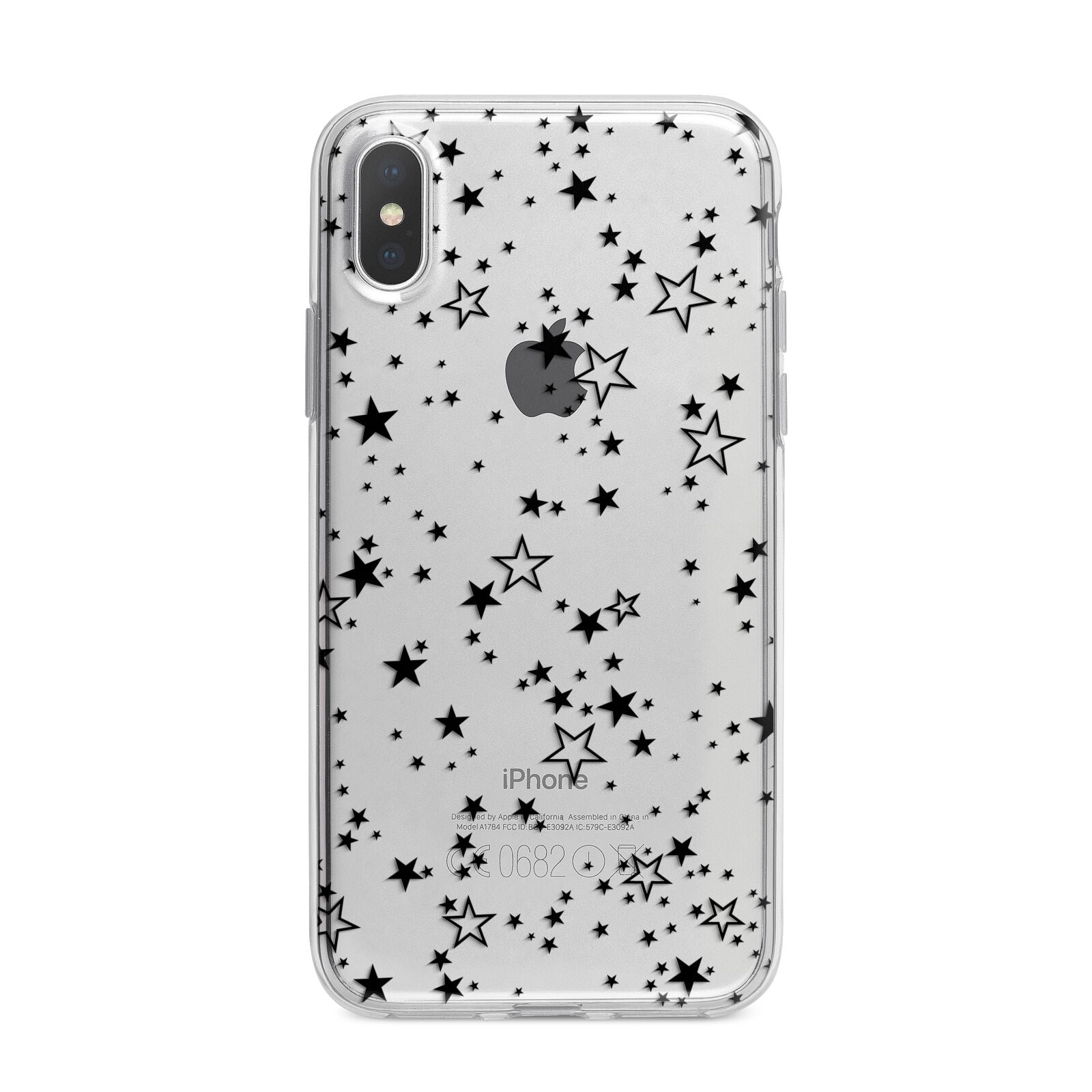 Star iPhone X Bumper Case on Silver iPhone Alternative Image 1