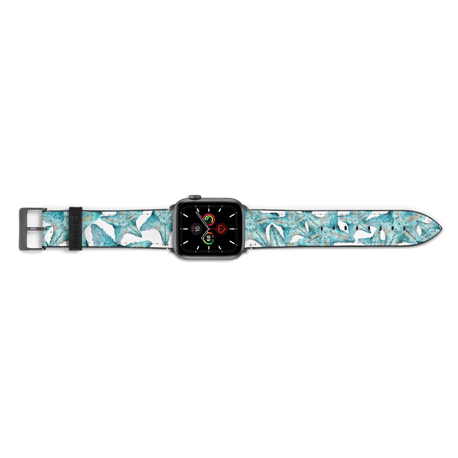 Starfish Apple Watch Strap Landscape Image Space Grey Hardware