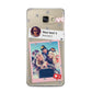 Starry Social Media Photo Montage Upload with Text Samsung Galaxy A5 2016 Case on gold phone
