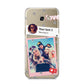 Starry Social Media Photo Montage Upload with Text Samsung Galaxy A5 2017 Case on gold phone