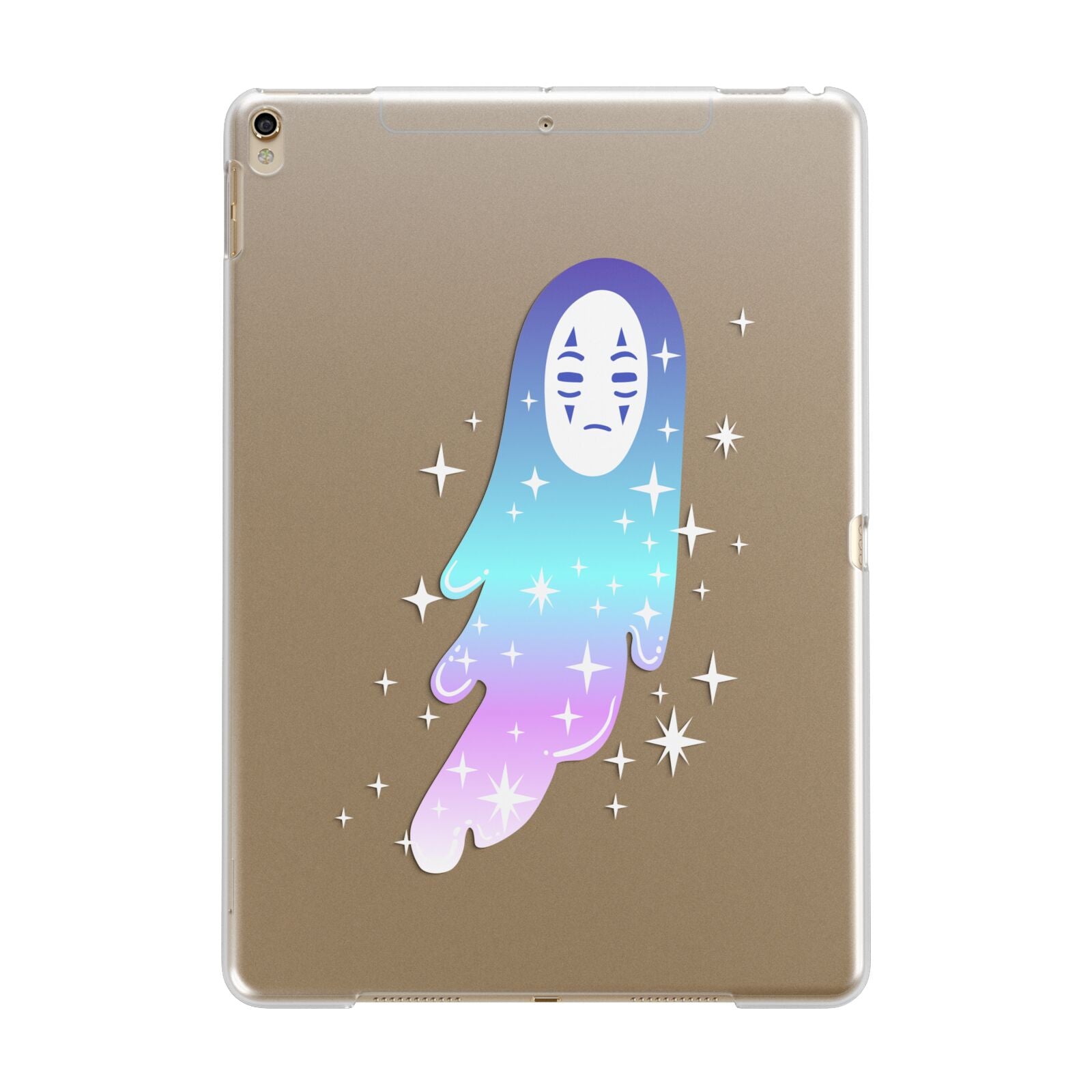 Starry Spectre Apple iPad Gold Case