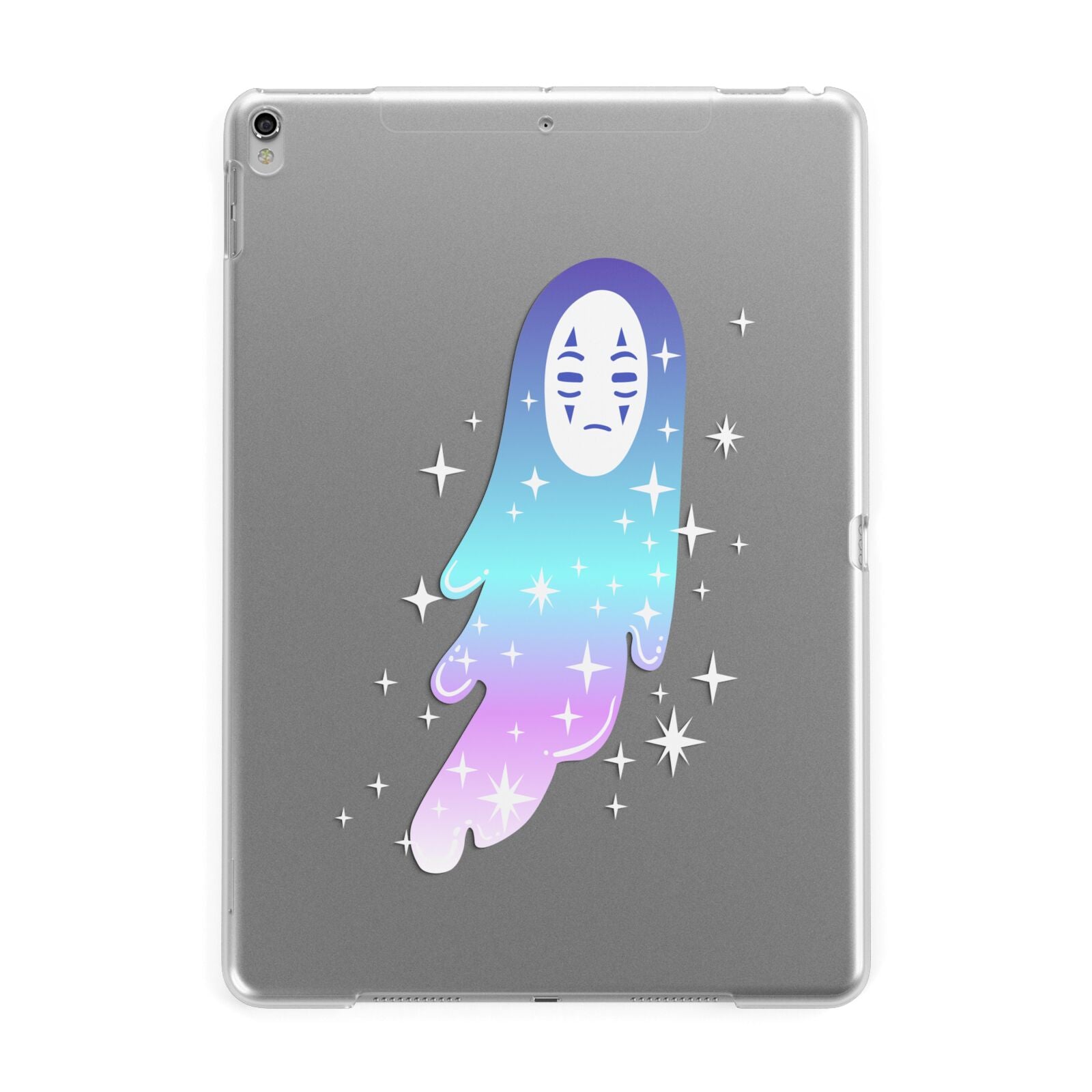 Starry Spectre Apple iPad Silver Case