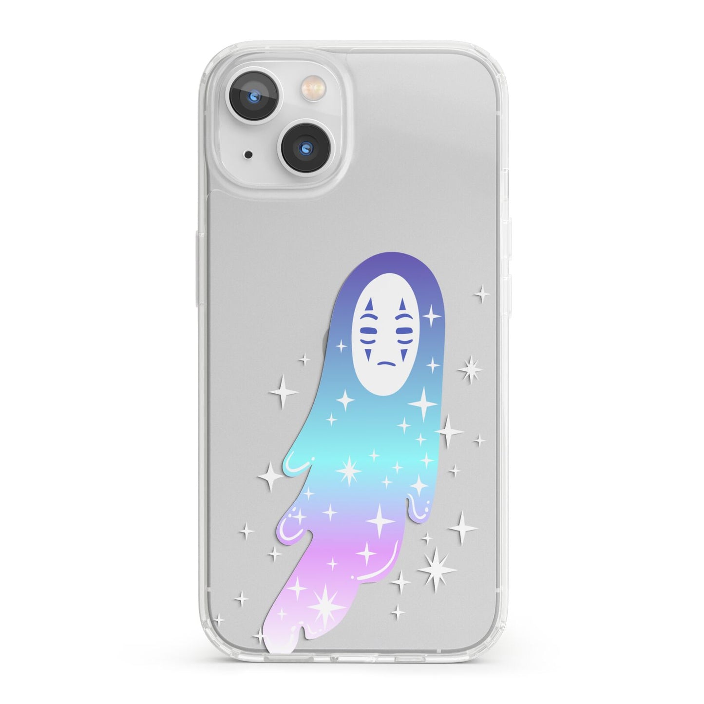 Starry Spectre iPhone 13 Clear Bumper Case