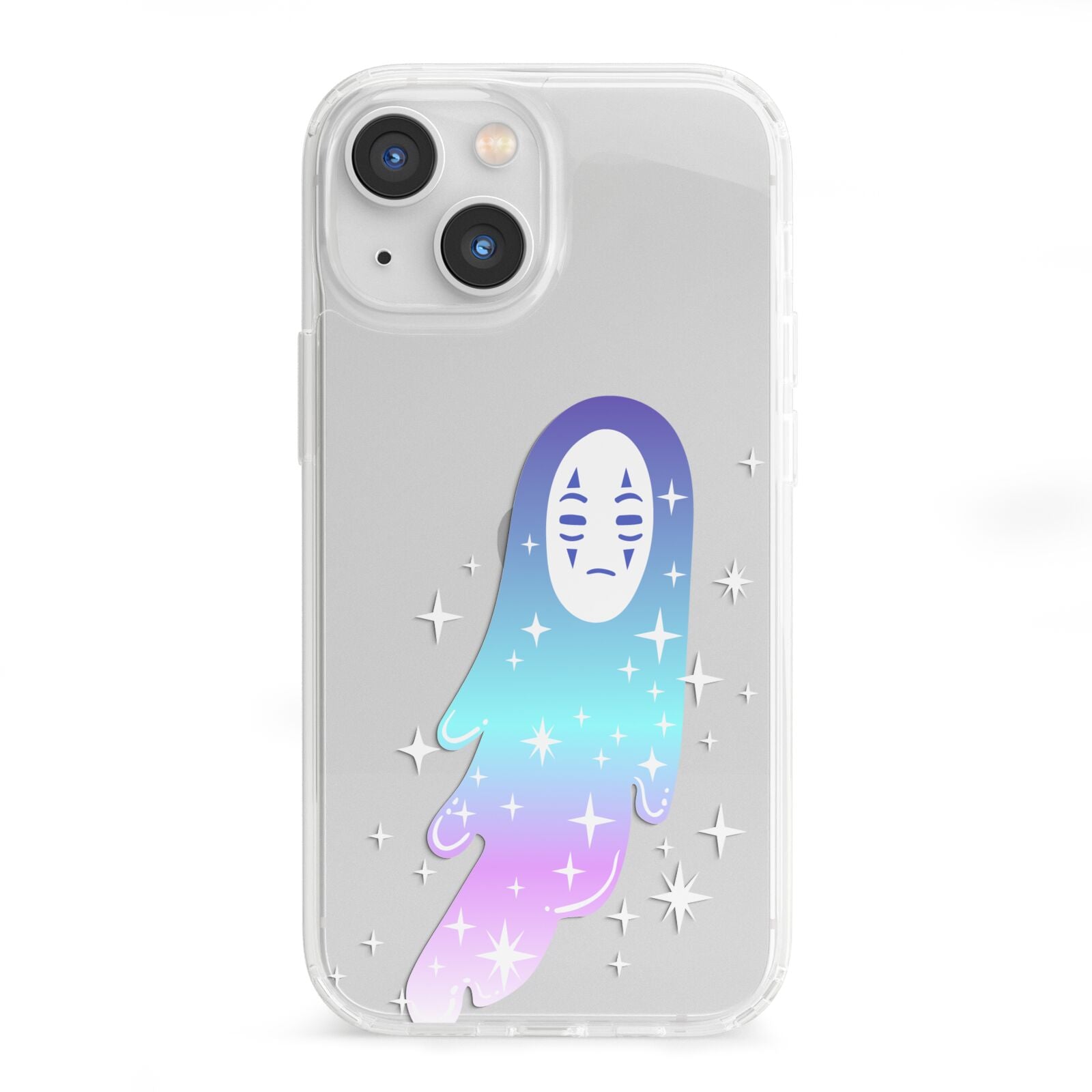 Starry Spectre iPhone 13 Mini Clear Bumper Case