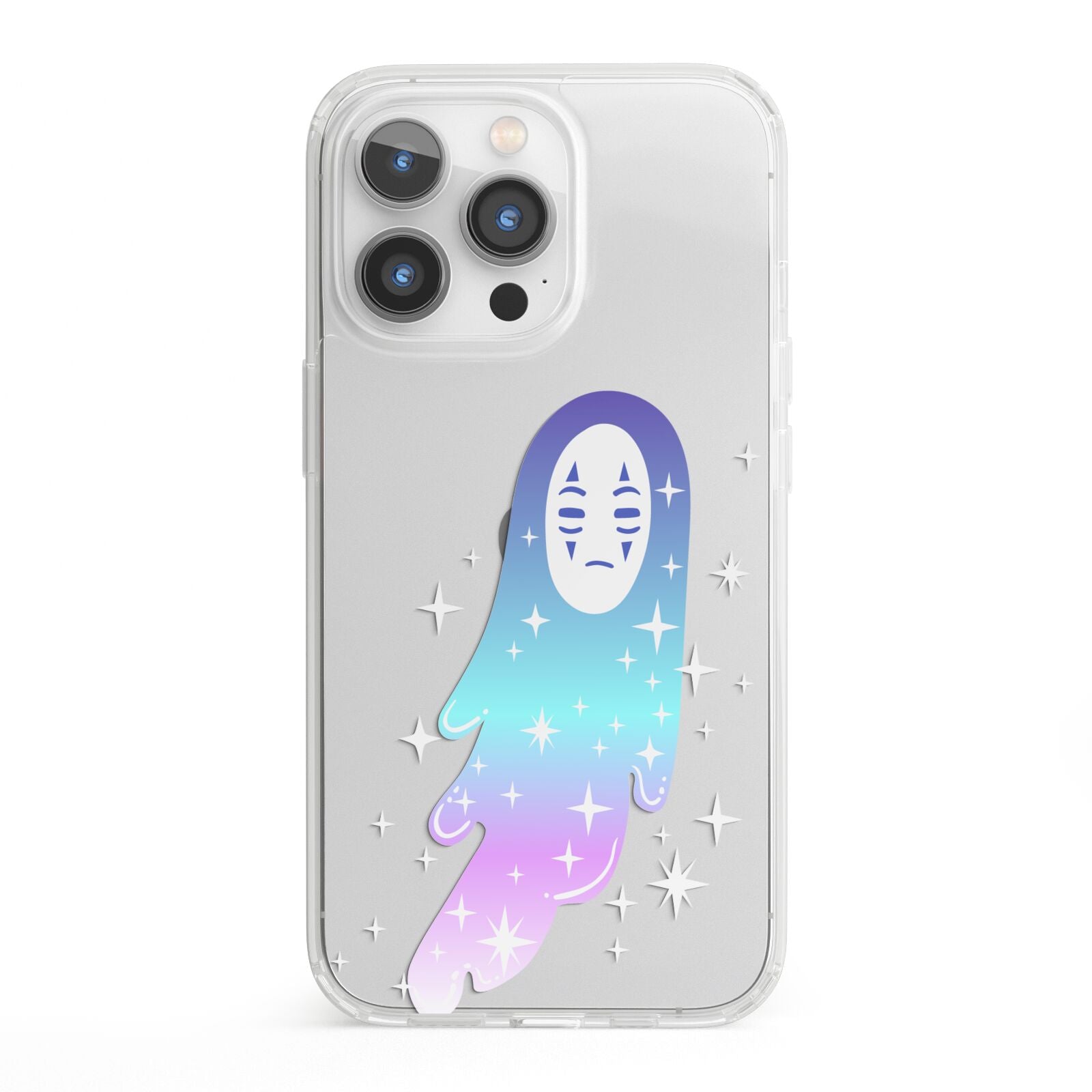 Starry Spectre iPhone 13 Pro Clear Bumper Case