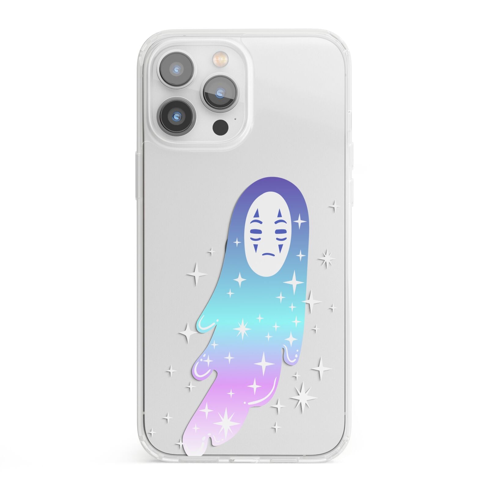 Starry Spectre iPhone 13 Pro Max Clear Bumper Case