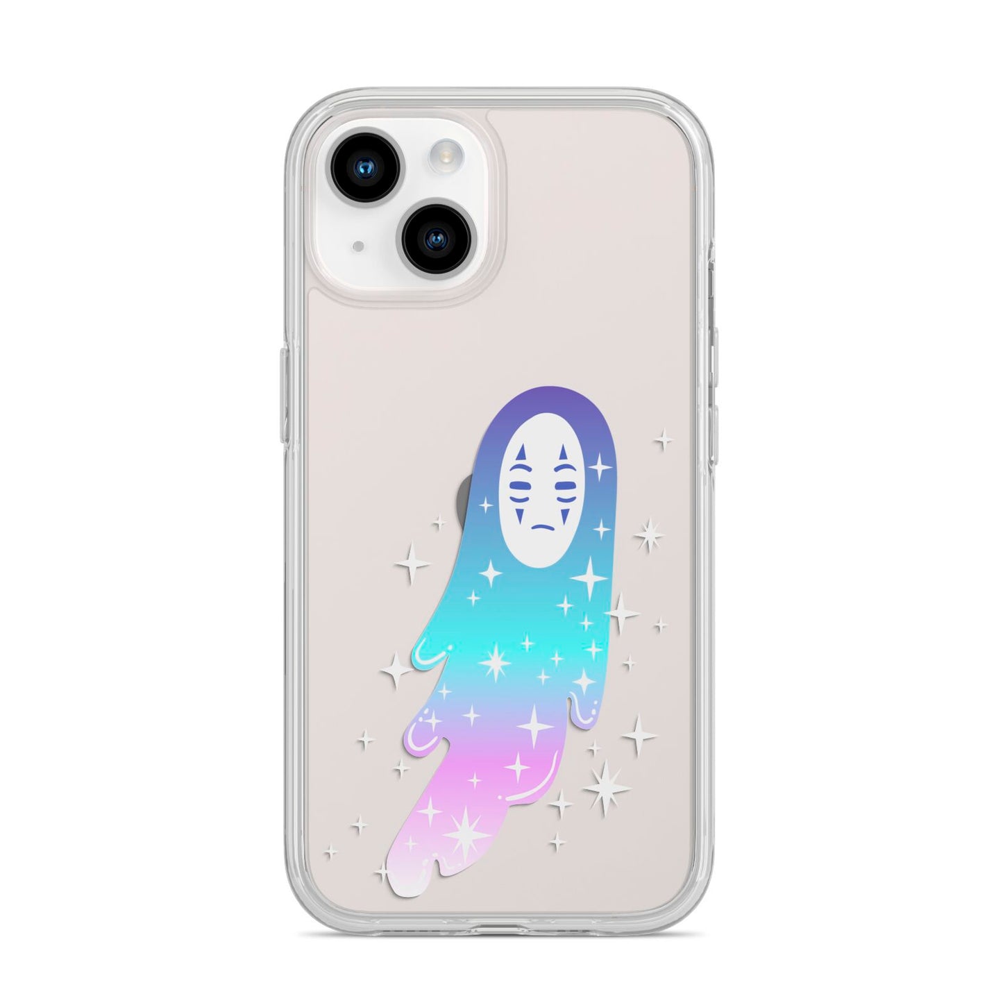 Starry Spectre iPhone 14 Clear Tough Case Starlight