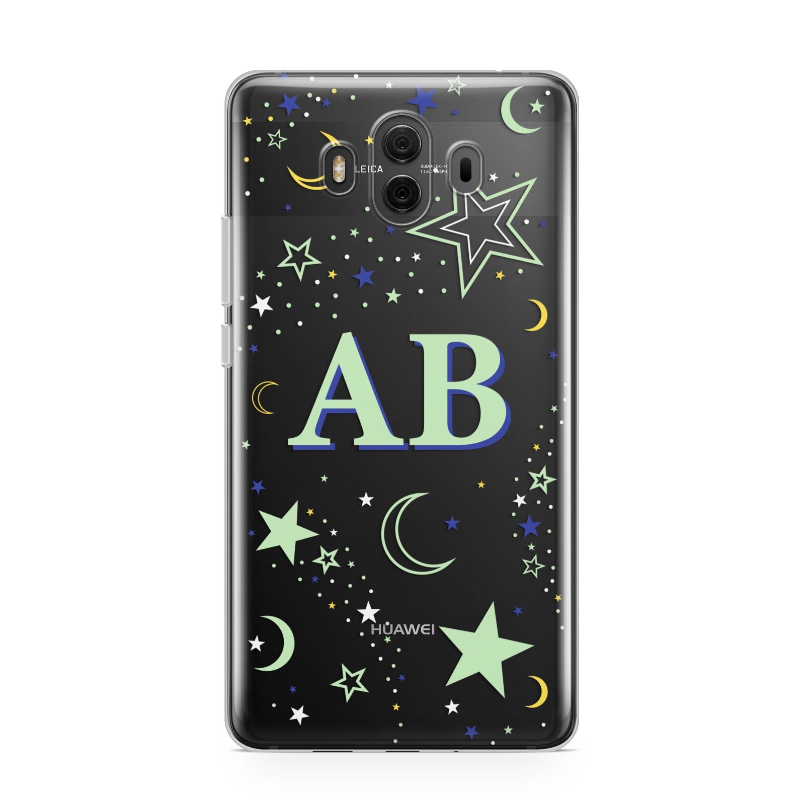 Stars and Moon Personalised Huawei Mate 10 Protective Phone Case