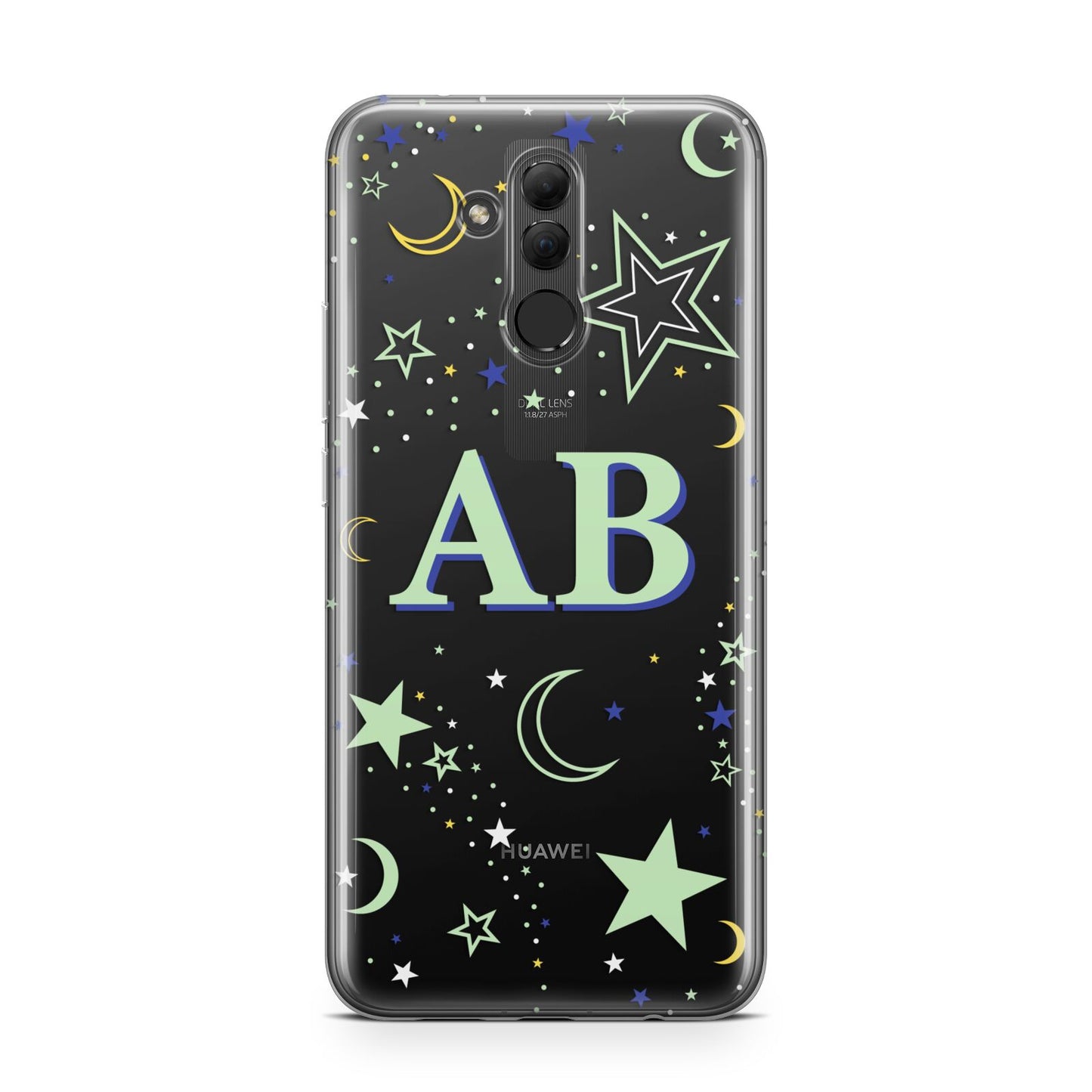 Stars and Moon Personalised Huawei Mate 20 Lite