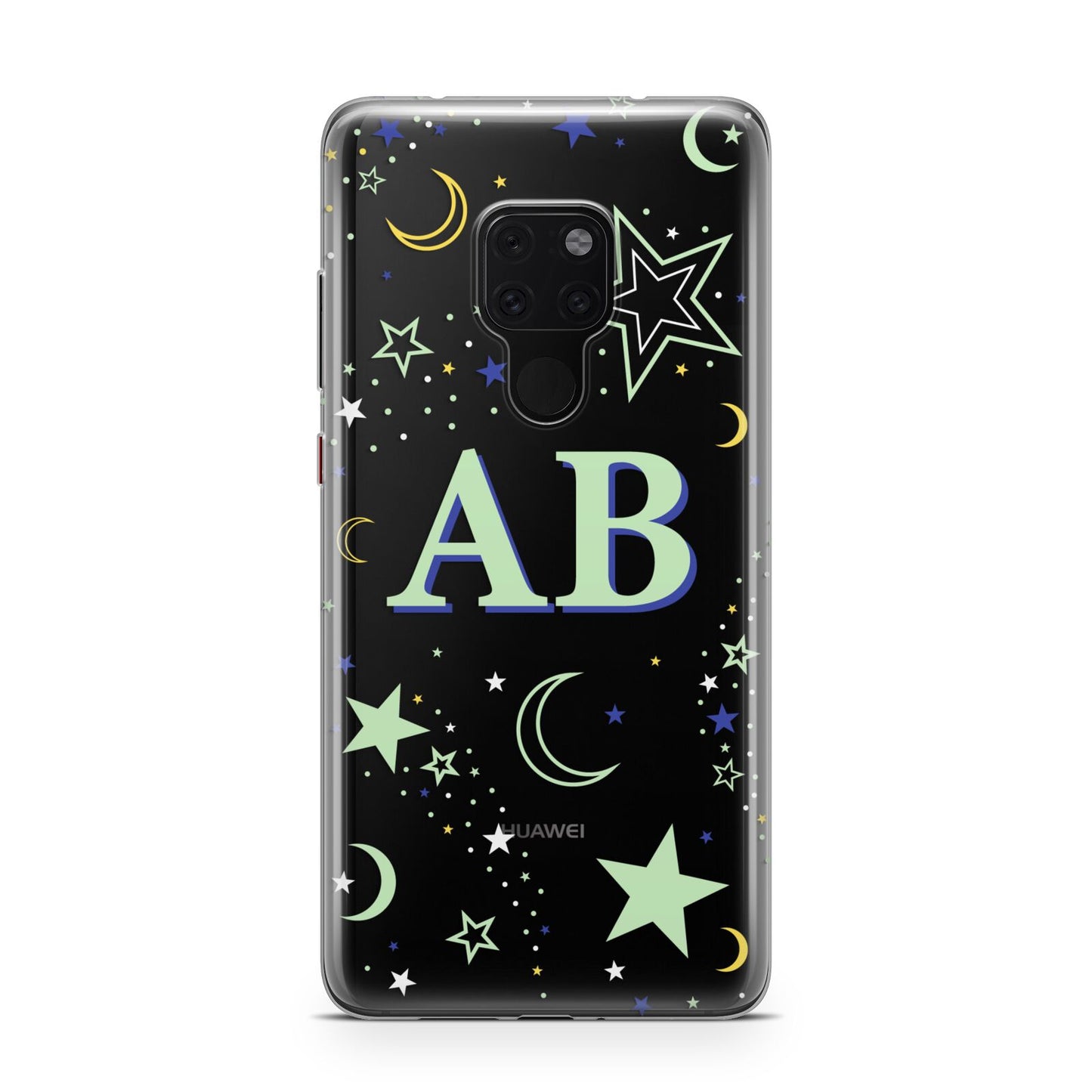 Stars and Moon Personalised Huawei Mate 20 Phone Case