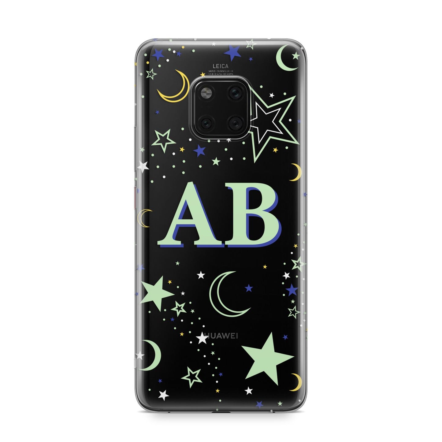 Stars and Moon Personalised Huawei Mate 20 Pro Phone Case