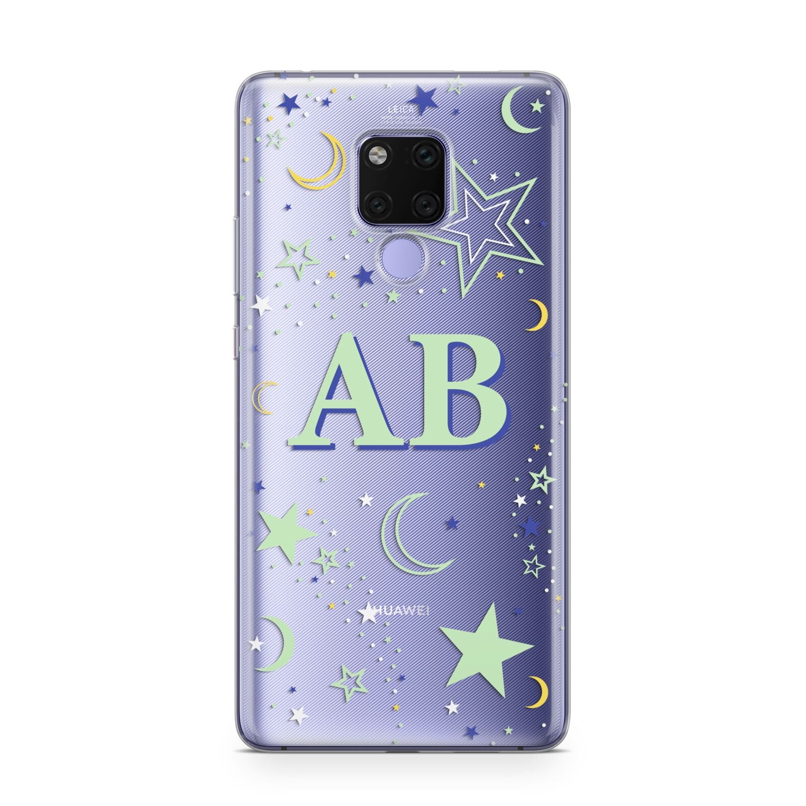 Stars and Moon Personalised Huawei Mate 20X Phone Case