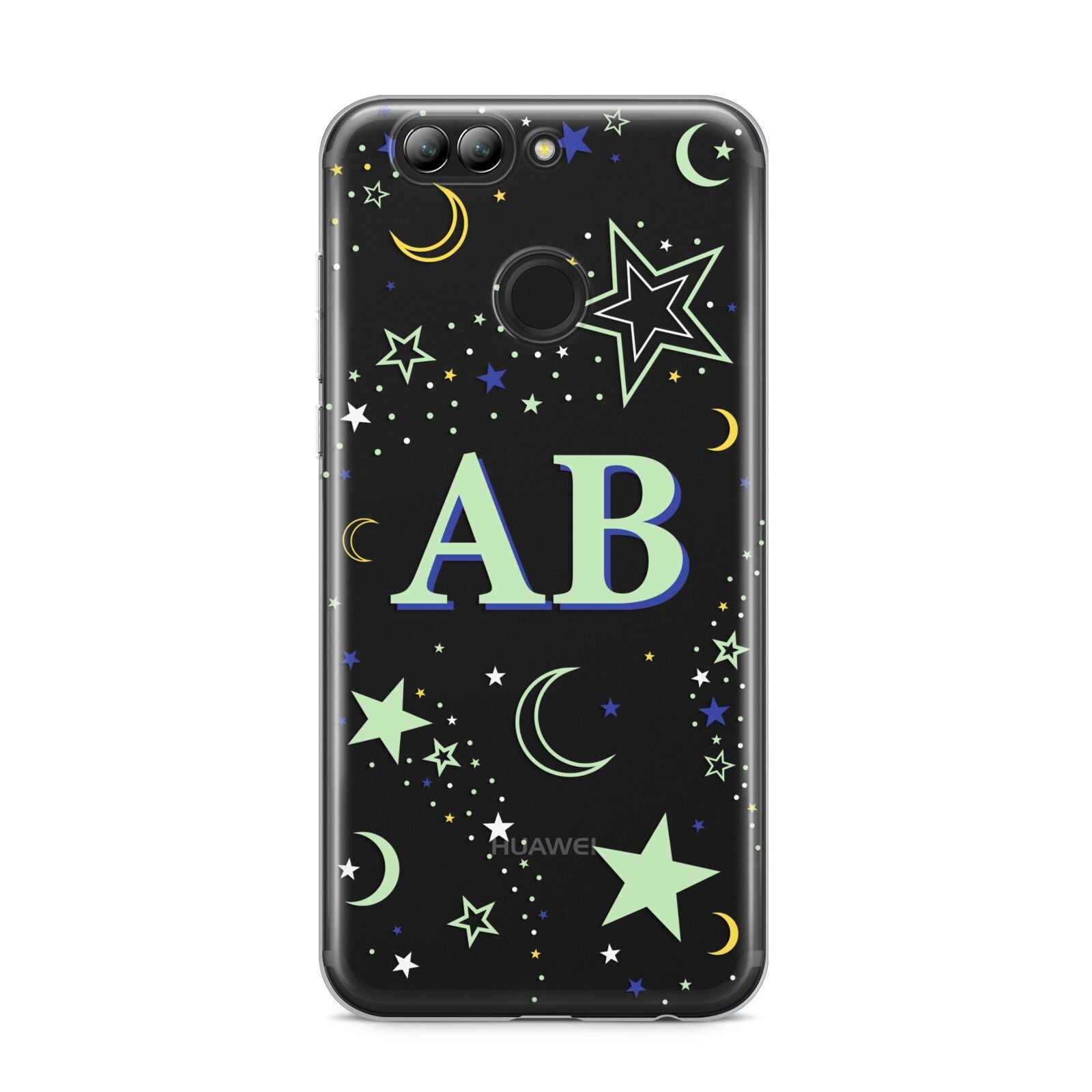 Stars and Moon Personalised Huawei Nova 2s Phone Case