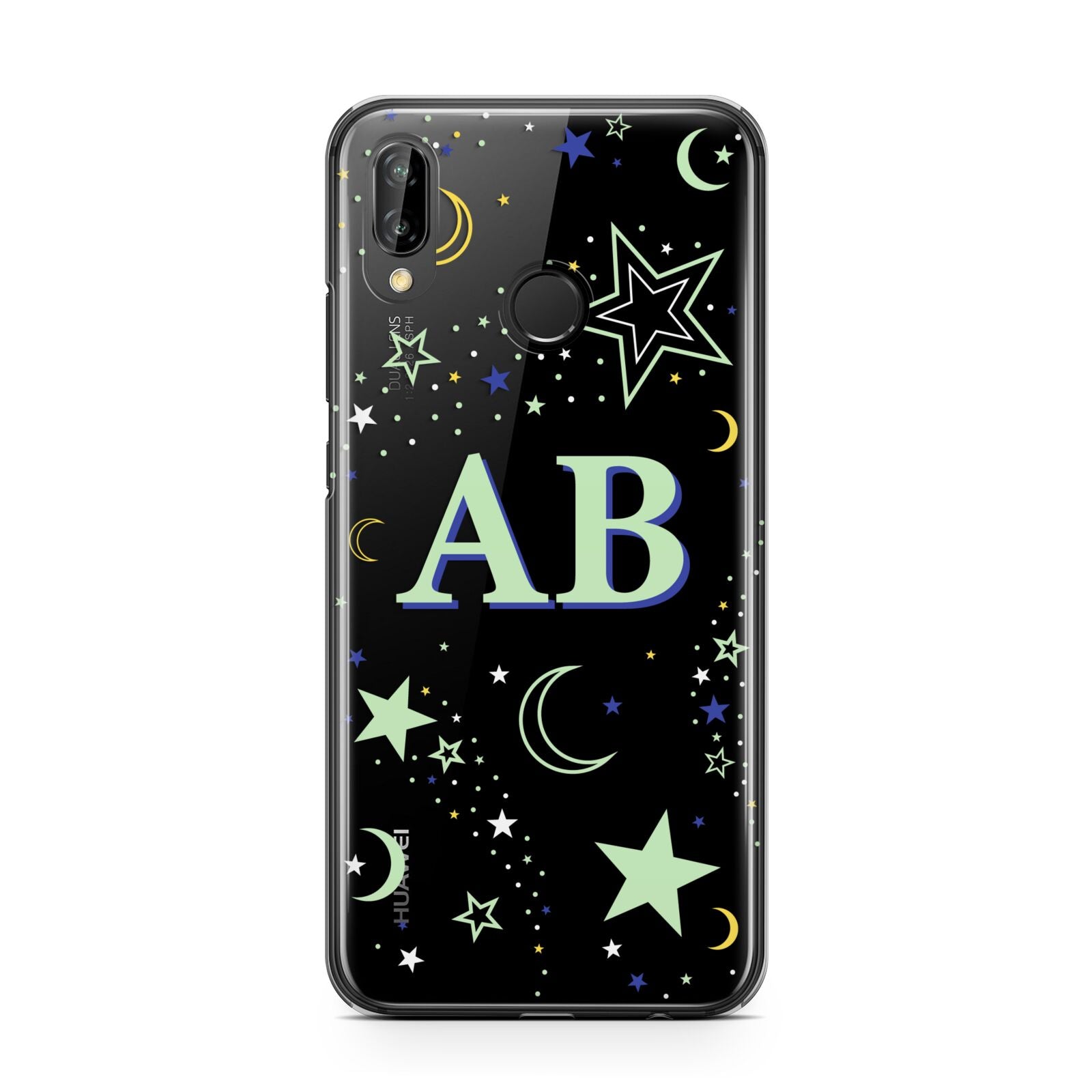 Stars and Moon Personalised Huawei P20 Lite Phone Case