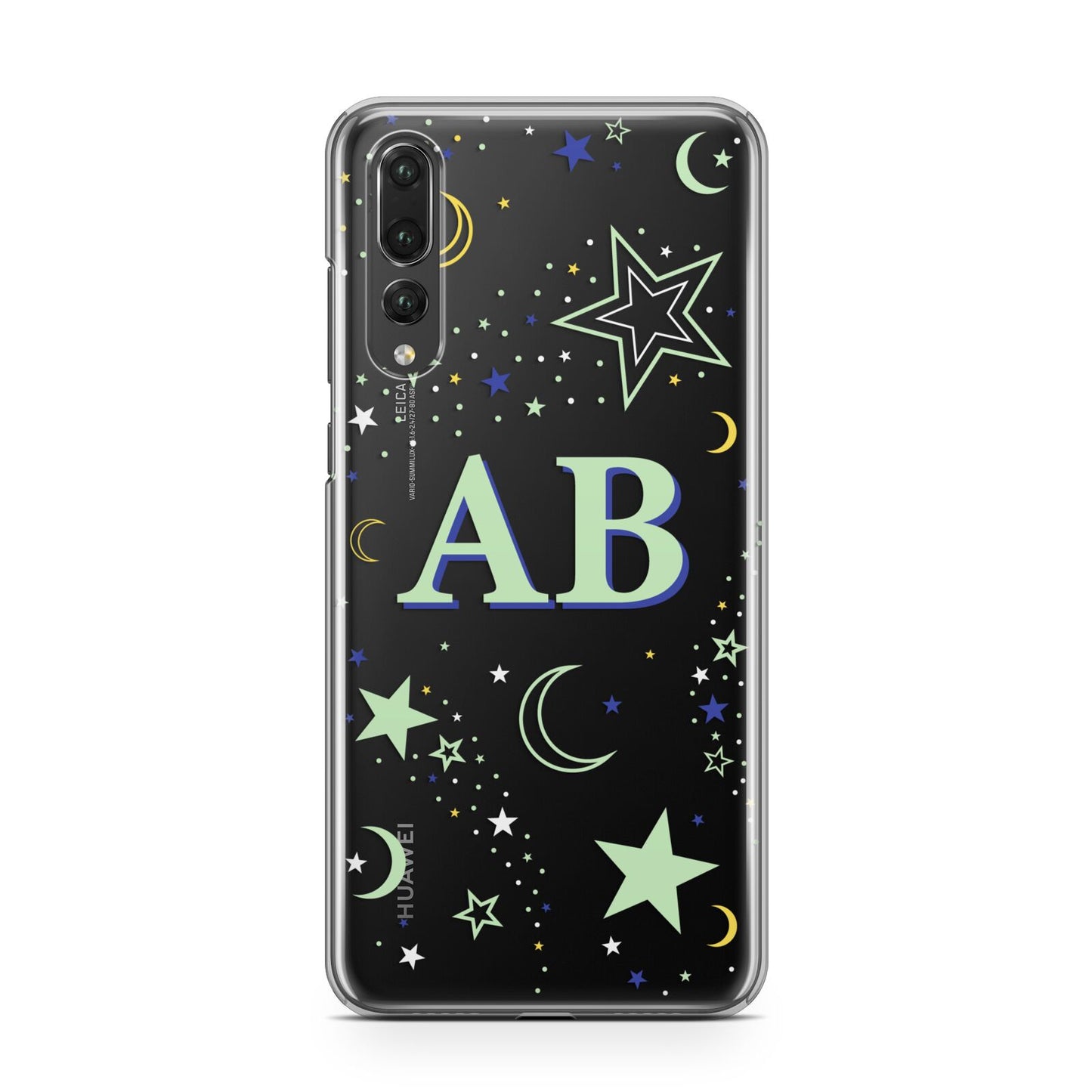 Stars and Moon Personalised Huawei P20 Pro Phone Case