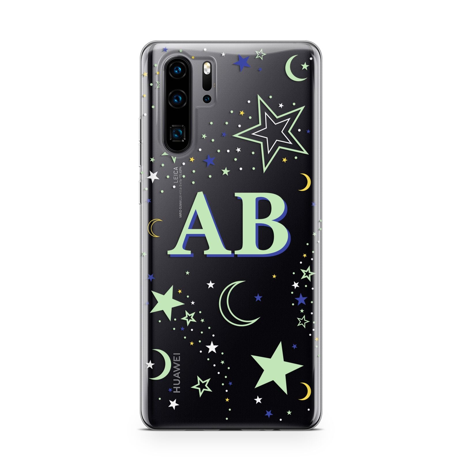 Stars and Moon Personalised Huawei P30 Pro Phone Case