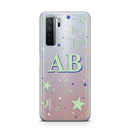 Stars and Moon Personalised Huawei P40 Lite 5G Phone Case