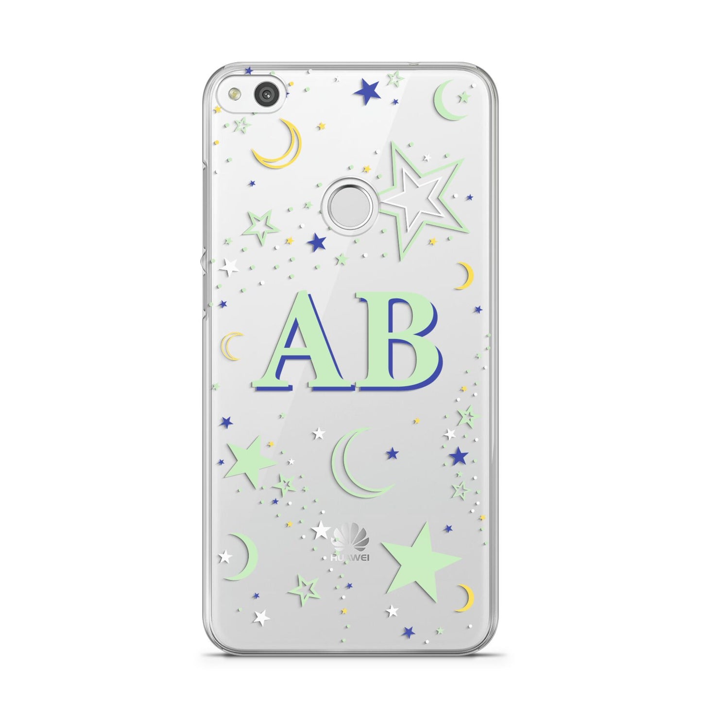 Stars and Moon Personalised Huawei P8 Lite Case