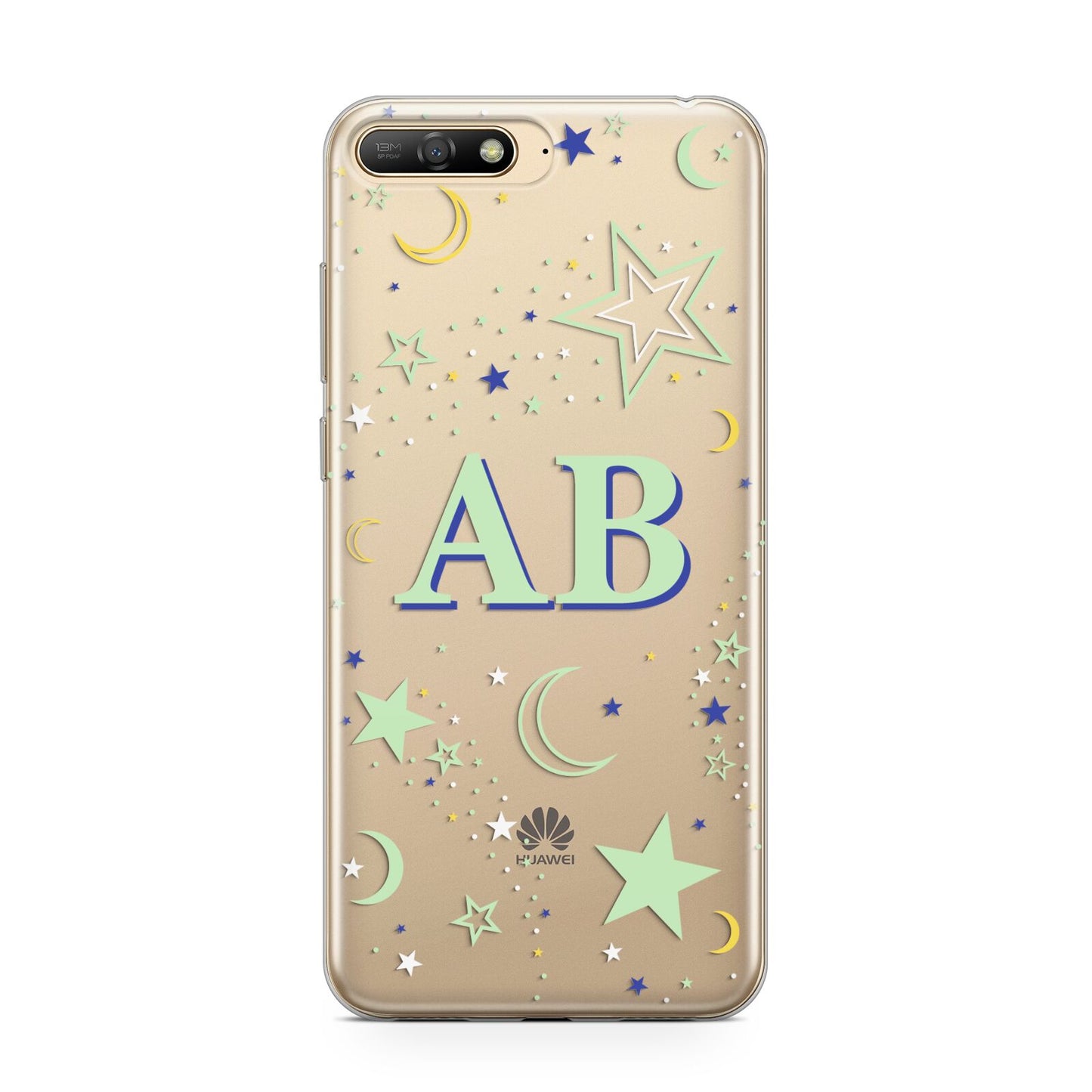 Stars and Moon Personalised Huawei Y6 2018