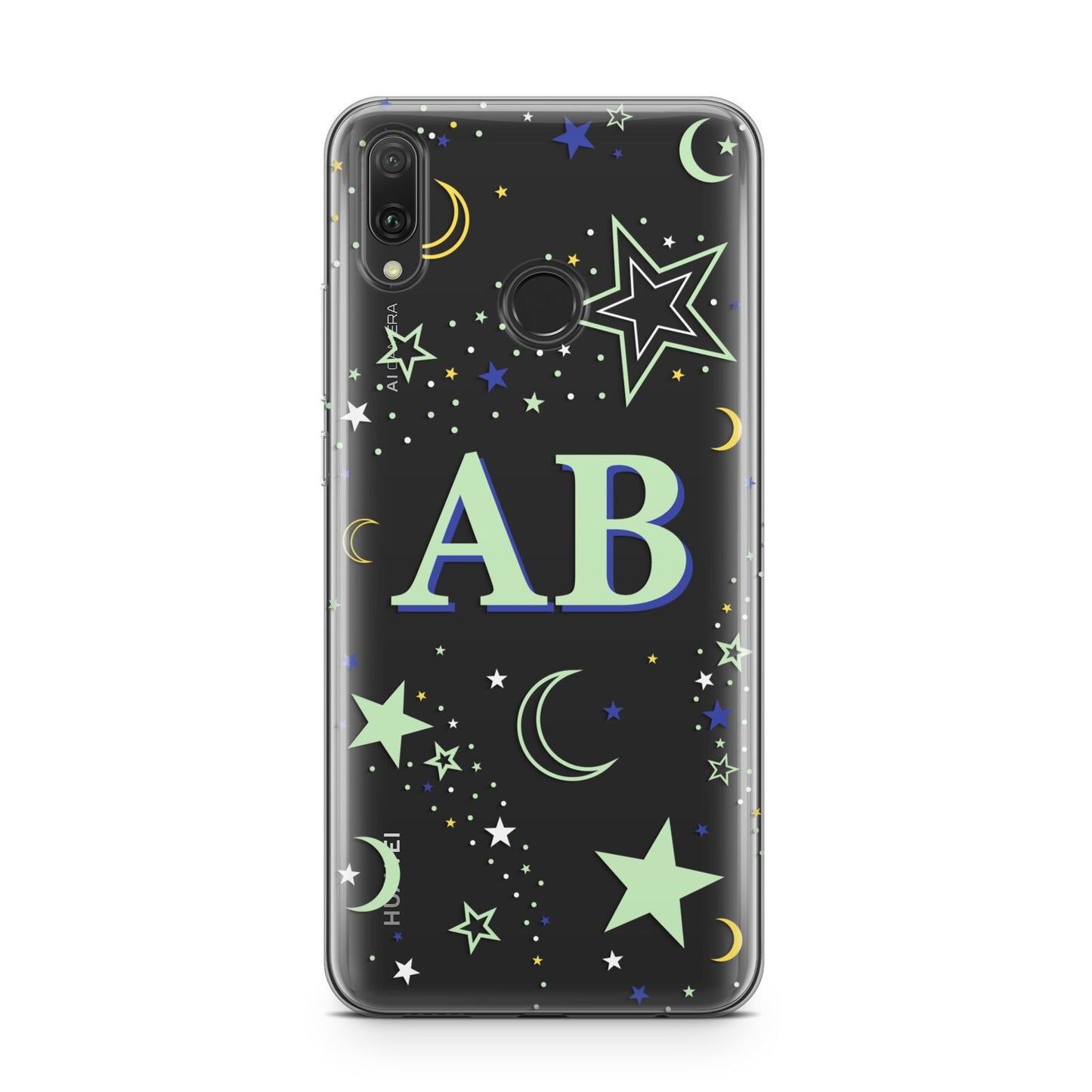 Stars and Moon Personalised Huawei Y9 2019